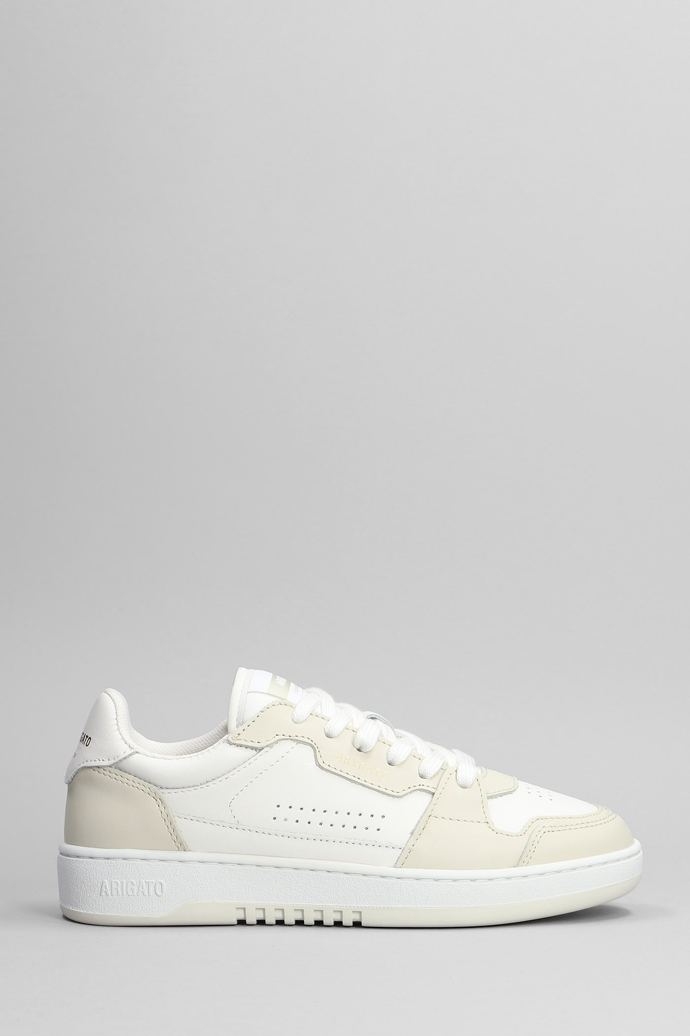 Axel Arigato Dice Lo Sneakers In White Leather In White