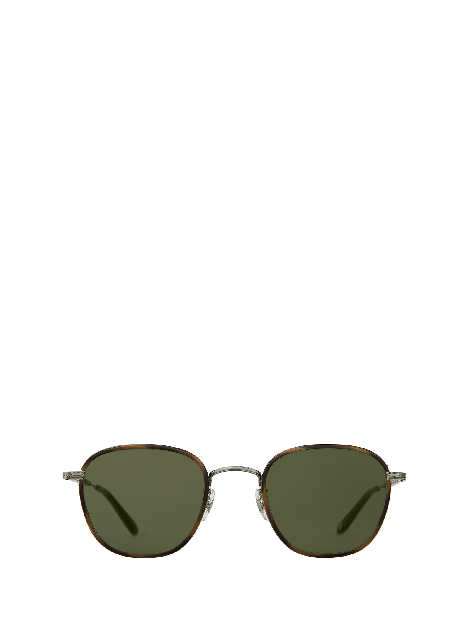 Garrett Leight Grant Sun Demi Blonde - Silver Sunglasses
