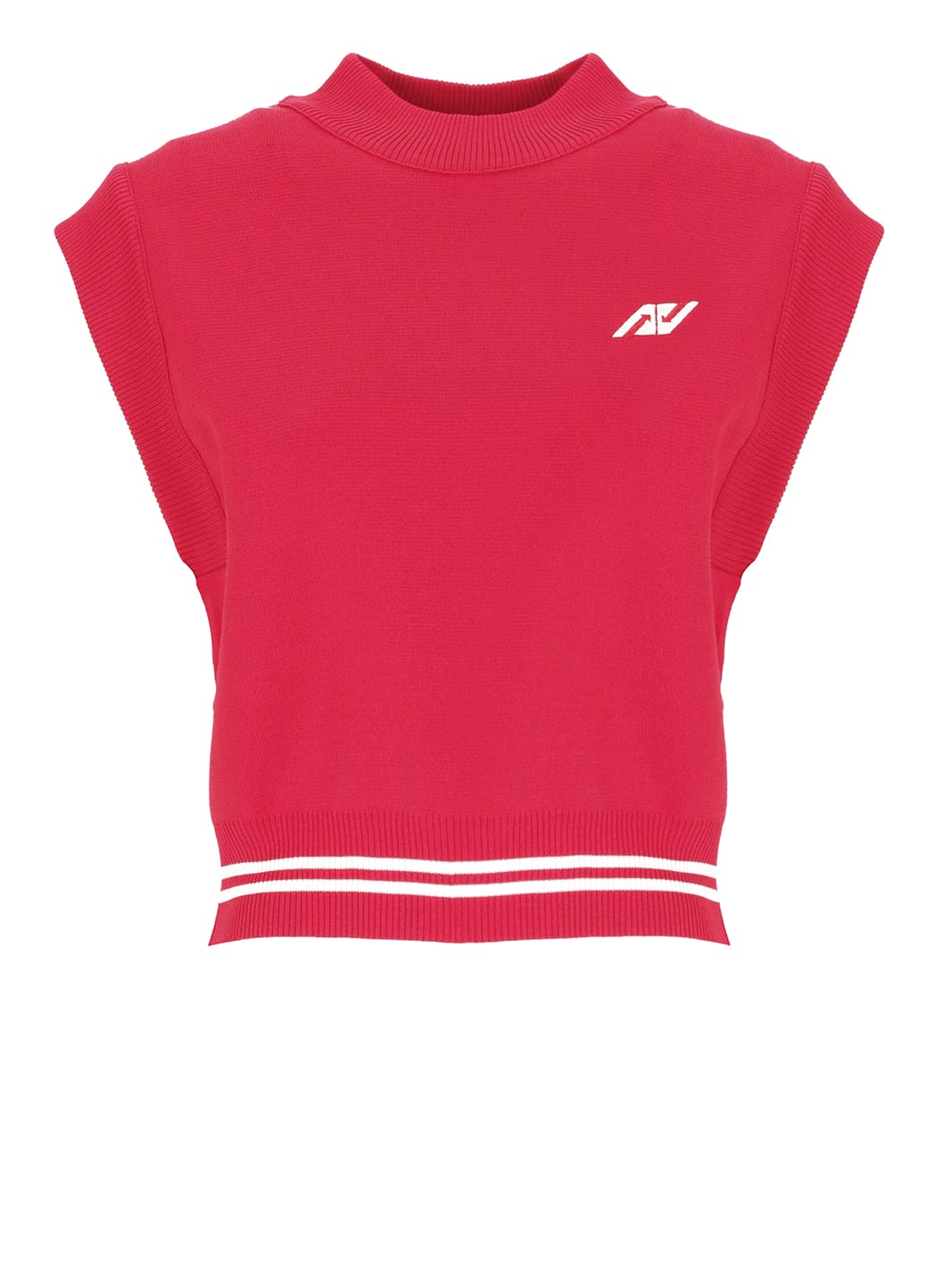 Autry Sporty Vest In Red