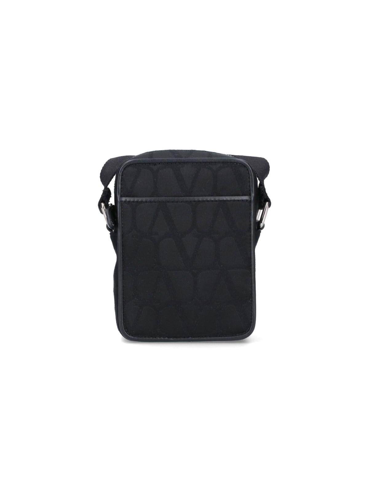 Shop Valentino Iconographe Crossbody Bag In Nero