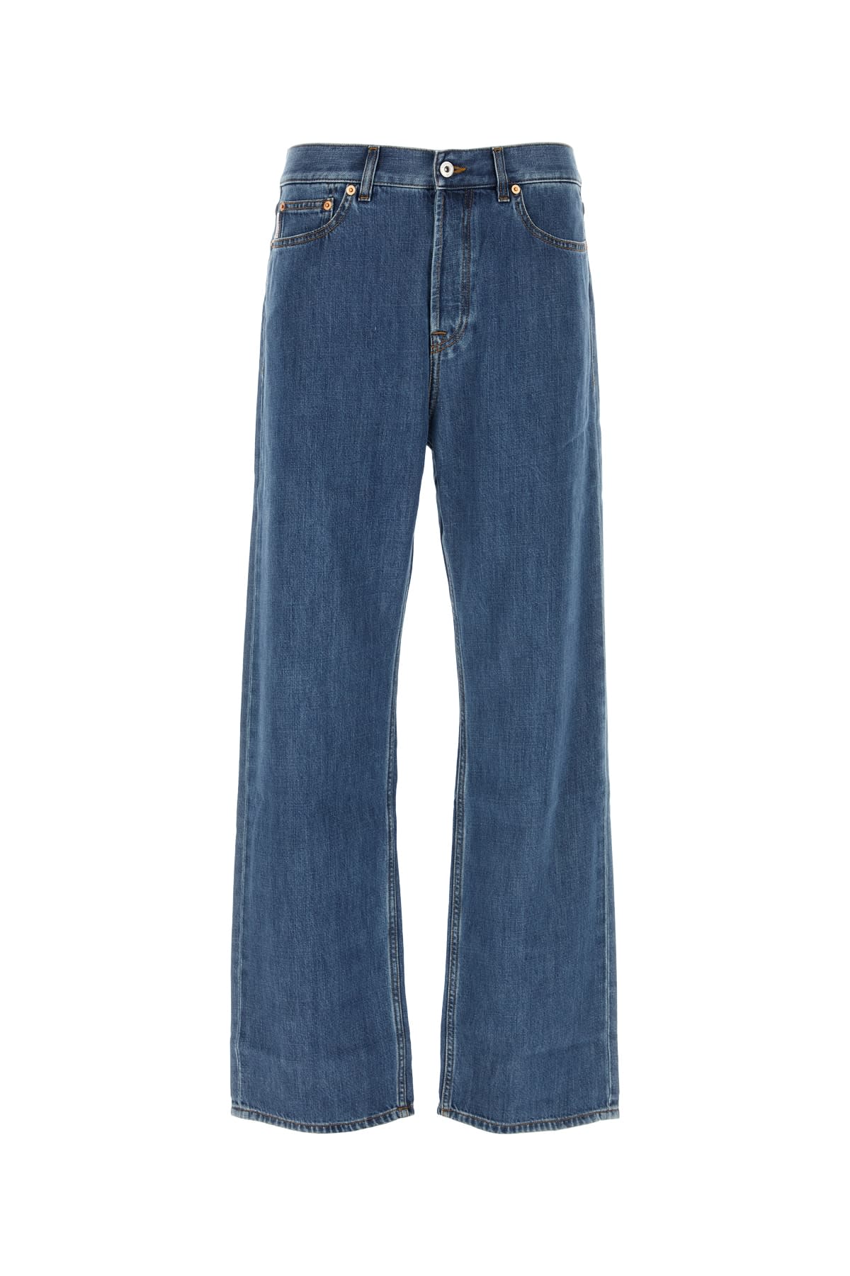 Shop Valentino Jeans In Mediumbluedenim