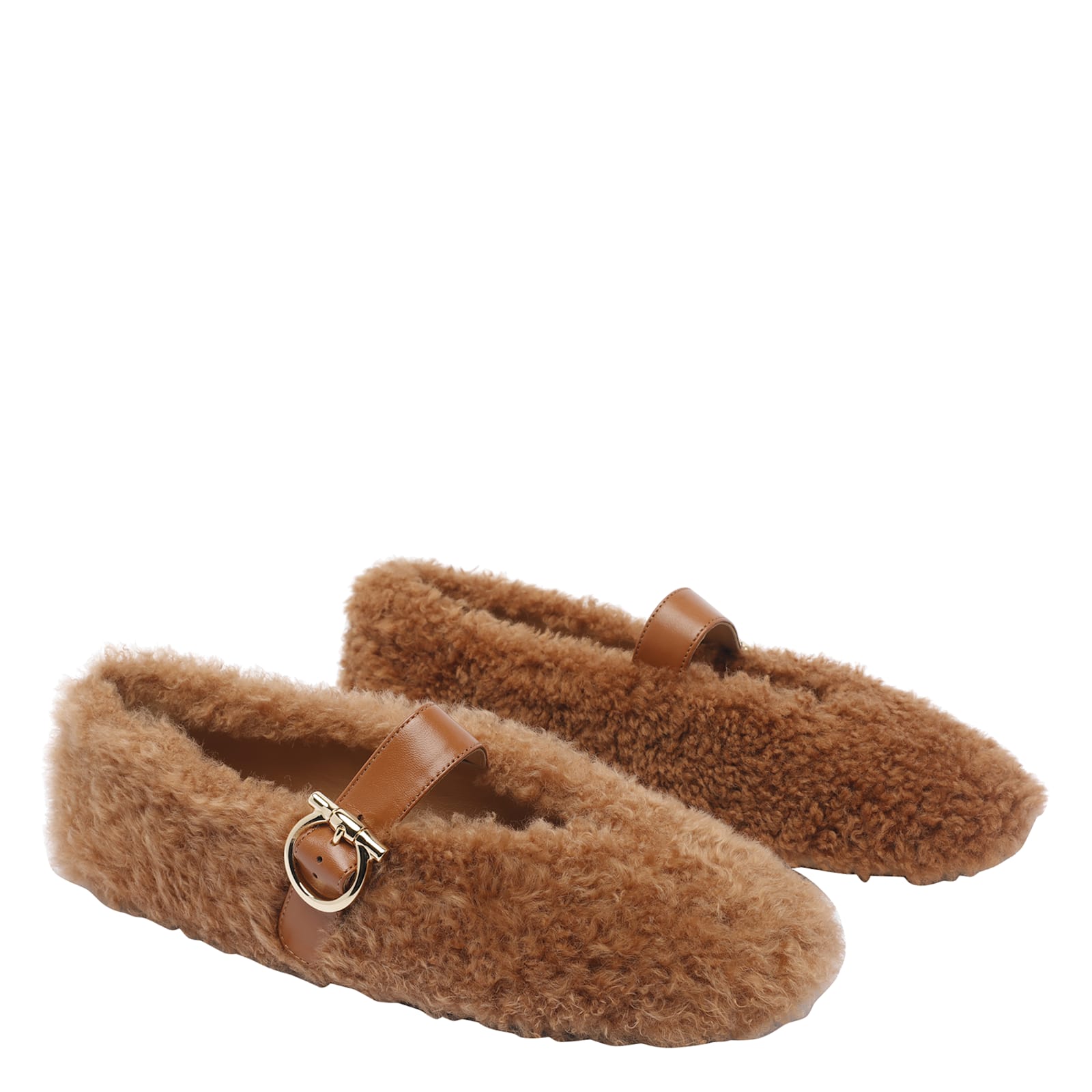 Ferragamo Ballerina Ornament Gancini Women In Brown