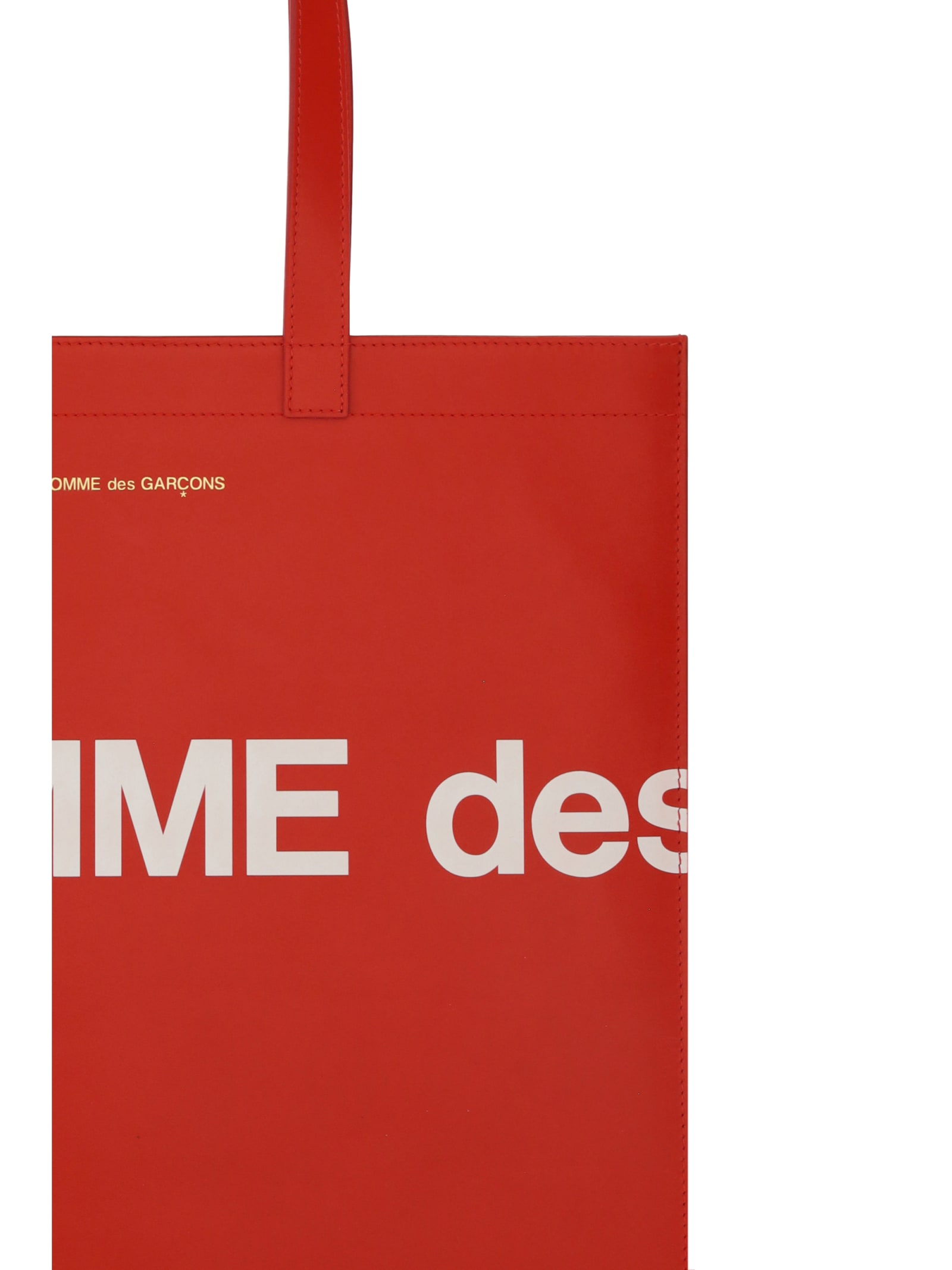 Shop Comme Des Garçons Shopping Bag In Red