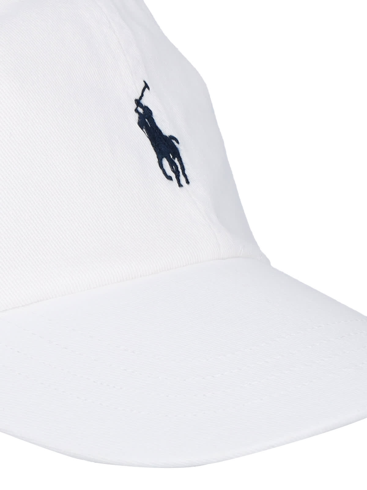 Polo Ralph Lauren Beige Cotton Hat With Logo In White