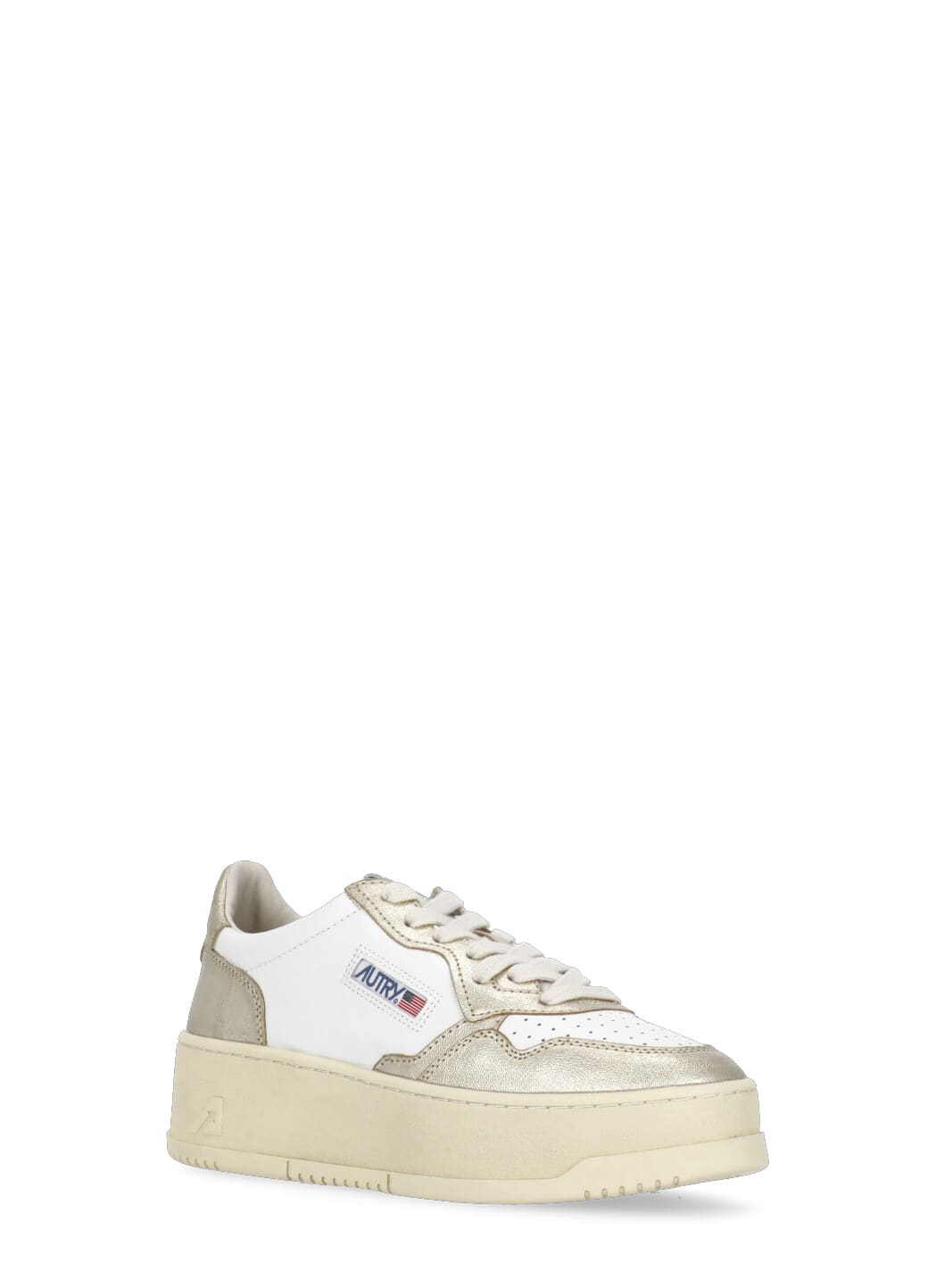 Shop Autry Platform Low Sneakers In White