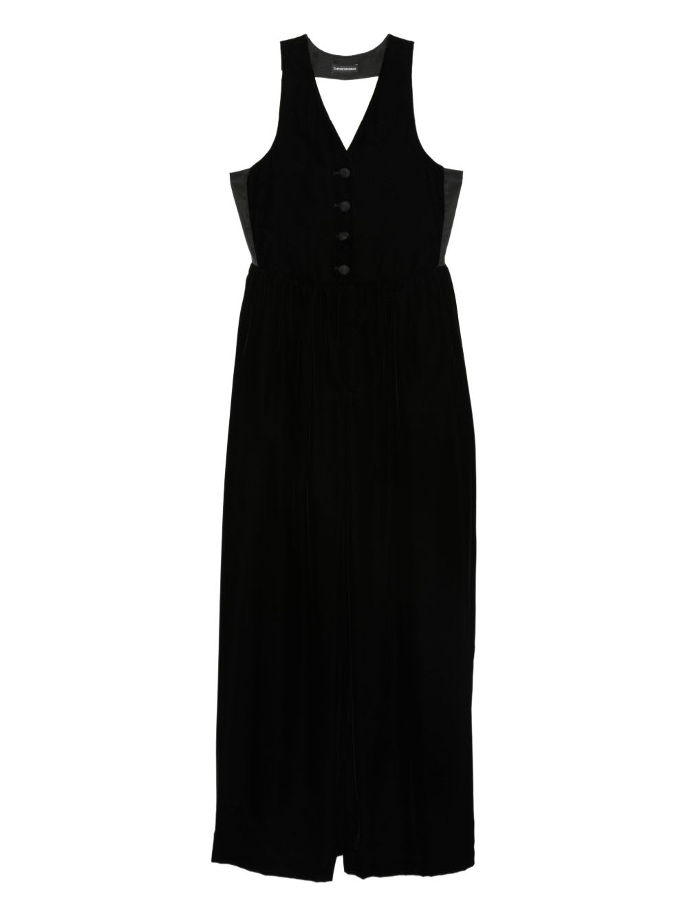 Emporio Armani Midi Dress In Black
