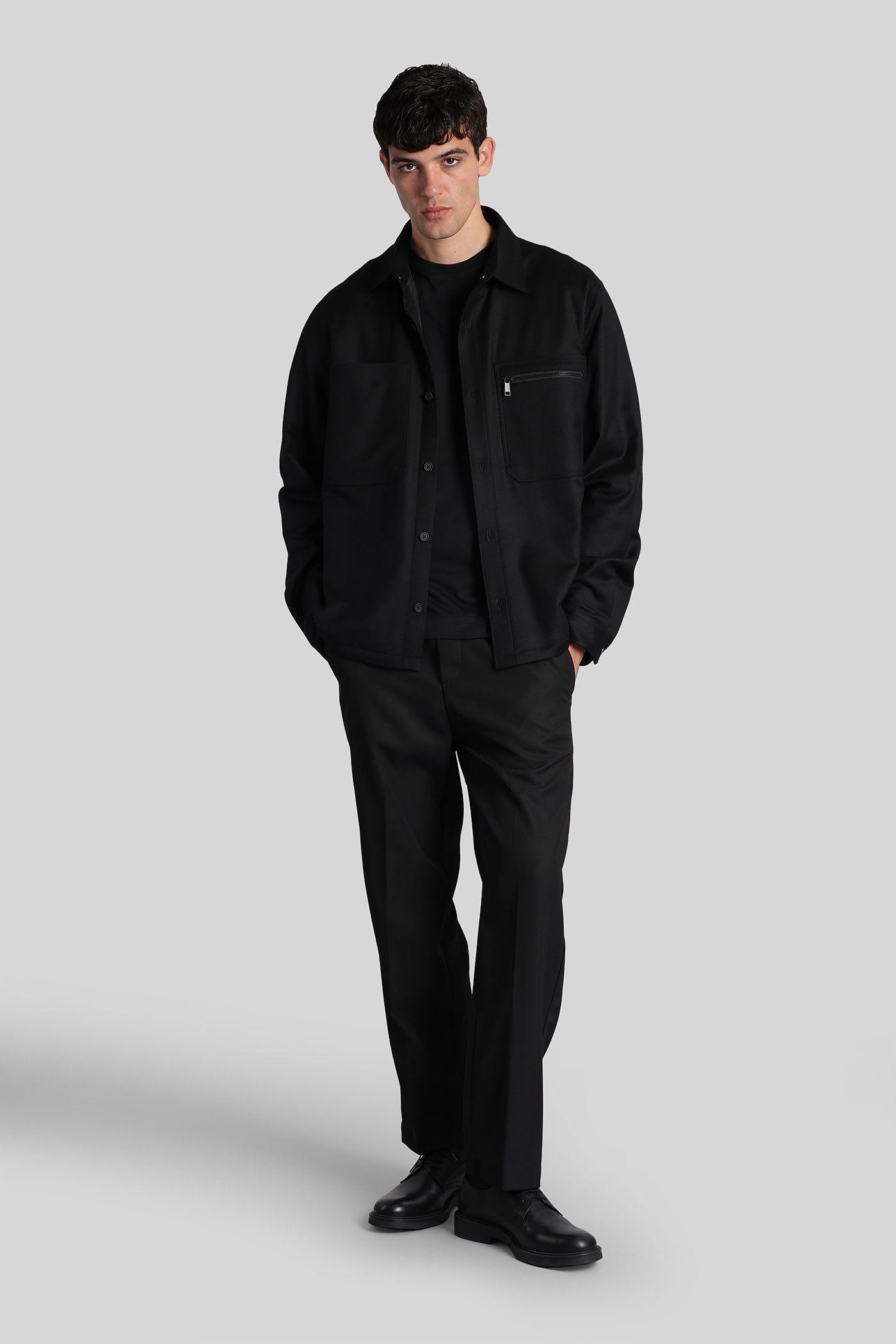 Zegna T-shirt In Black Cotton In Black