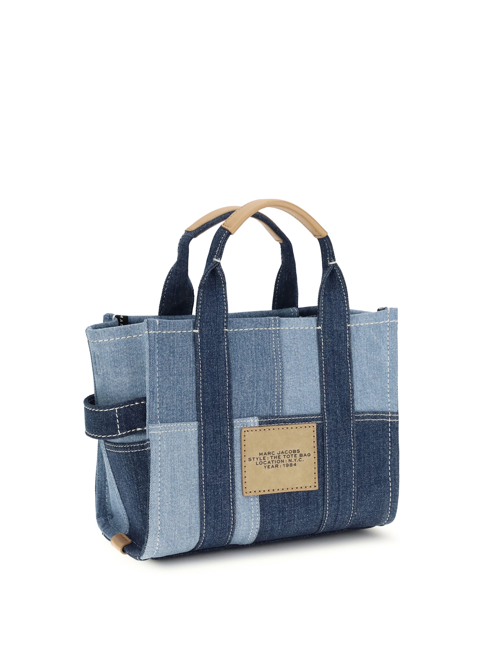 Marc Jacobs Denim Tote Bag In Blue