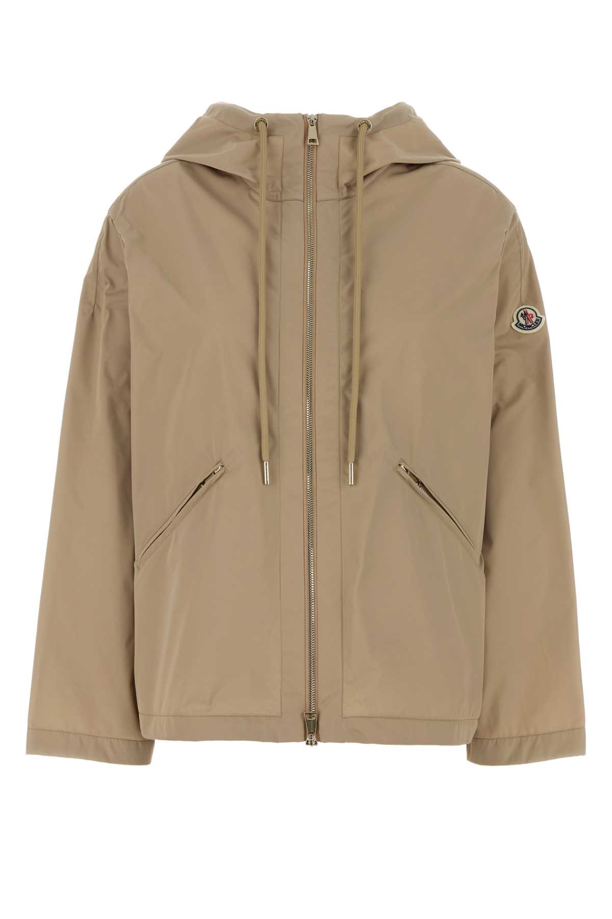 Beige Polyester Cassiopea Windbreaker