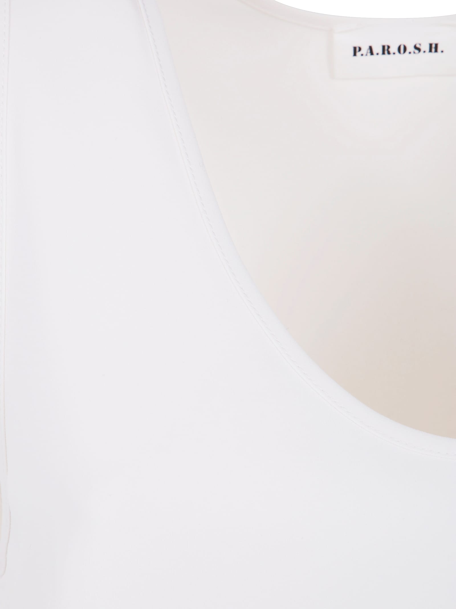 Shop P.a.r.o.s.h Sleeveless Top In Cream