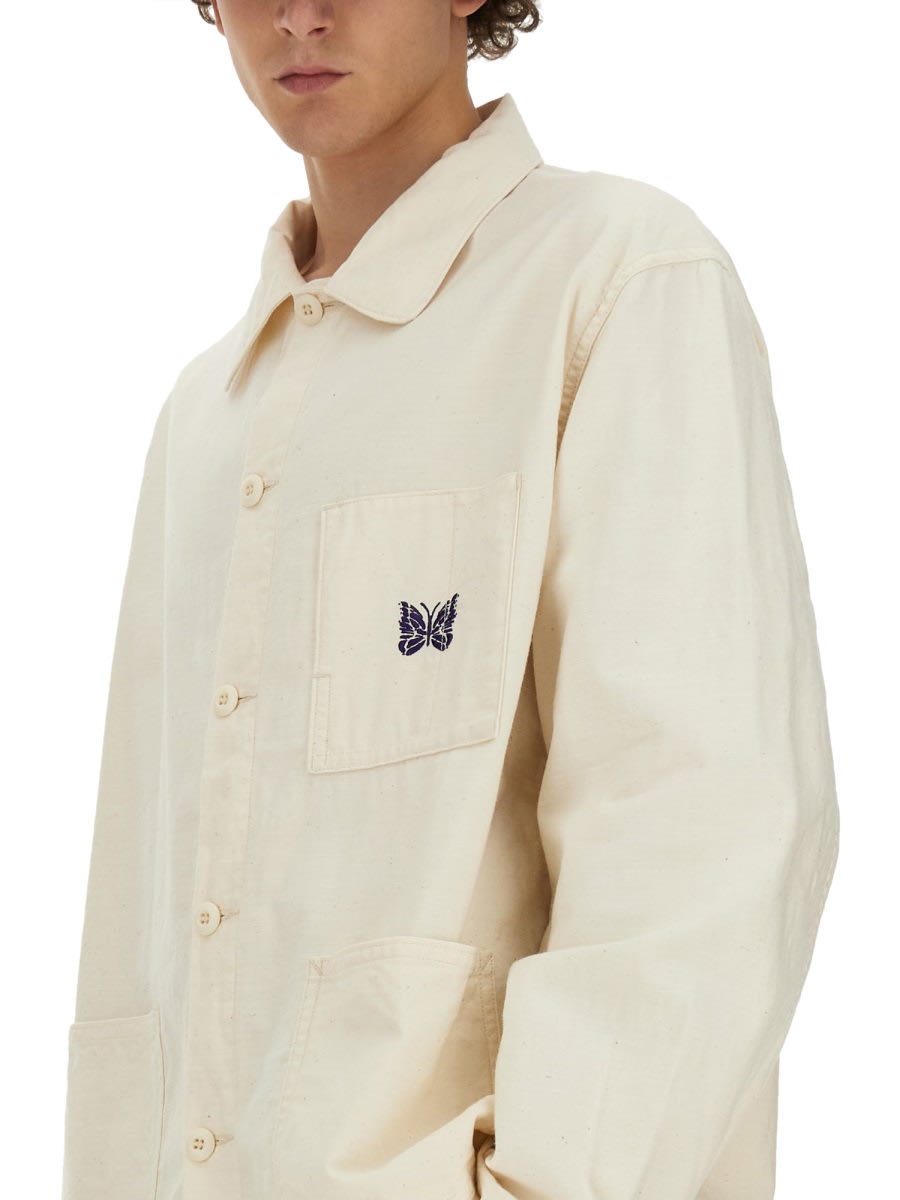 Needles Cotton Shirt In Neutral