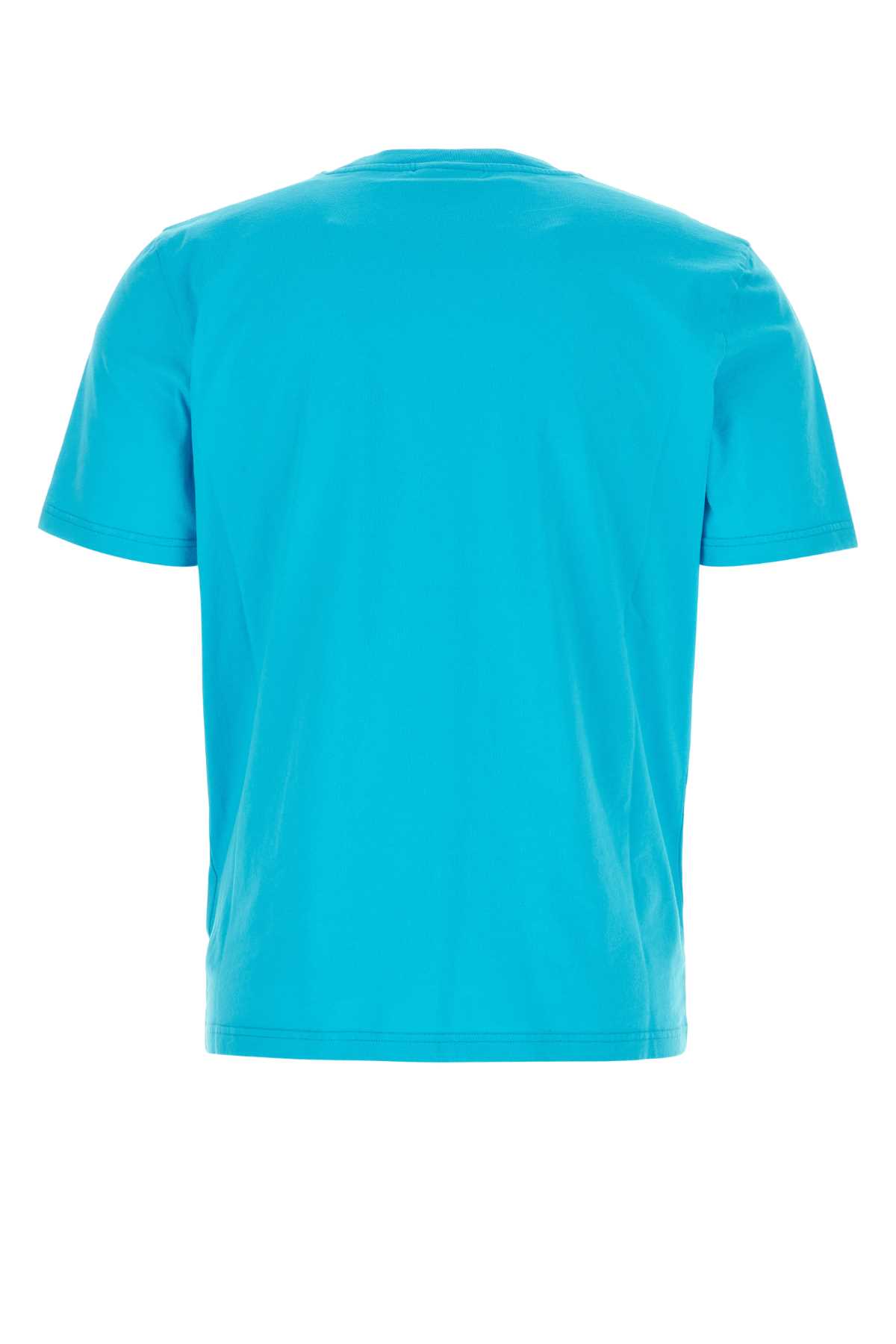 Botter Turquoise Cotton T-shirt In Blue