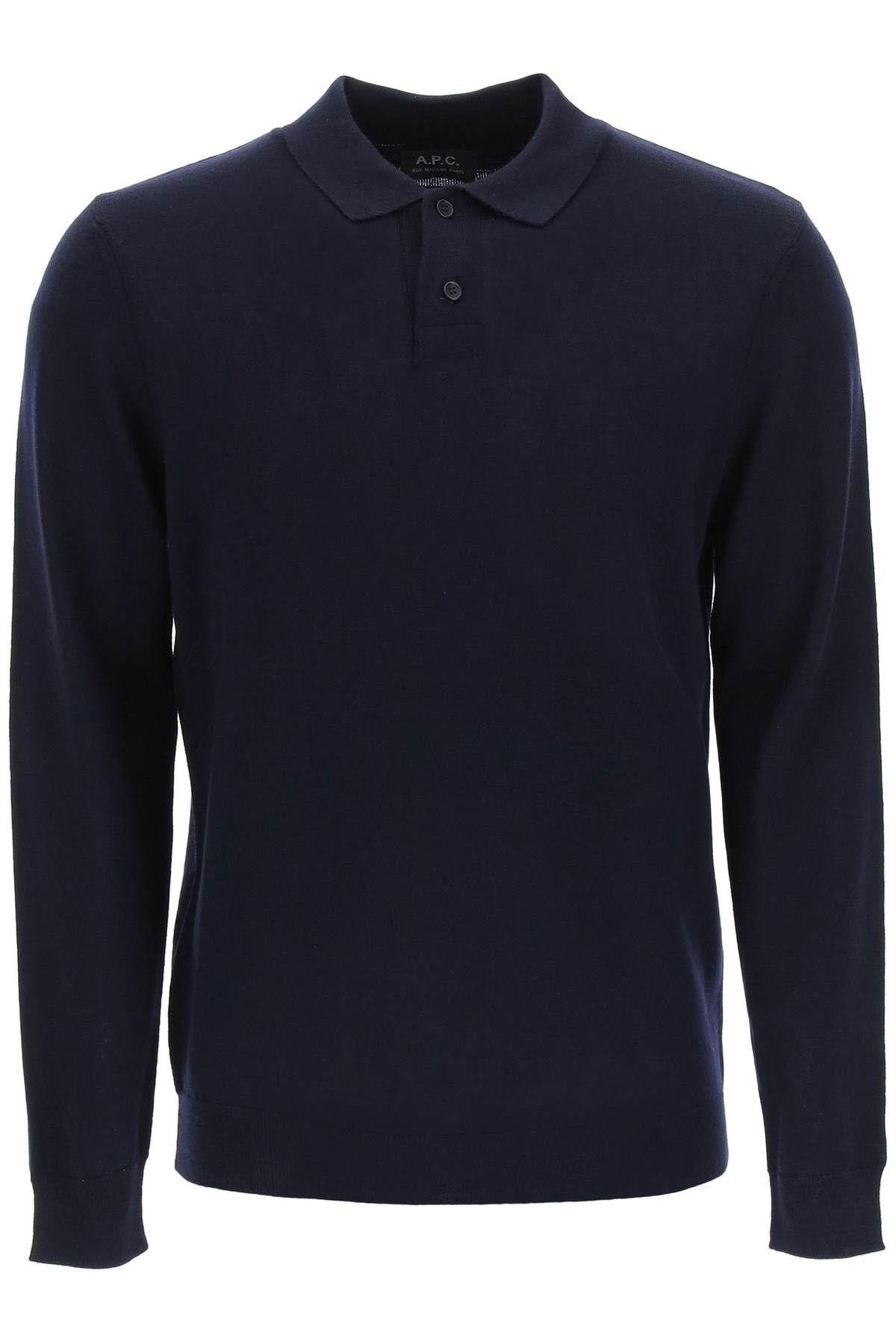 A.P.C. Jerry Wool Polo Shirt