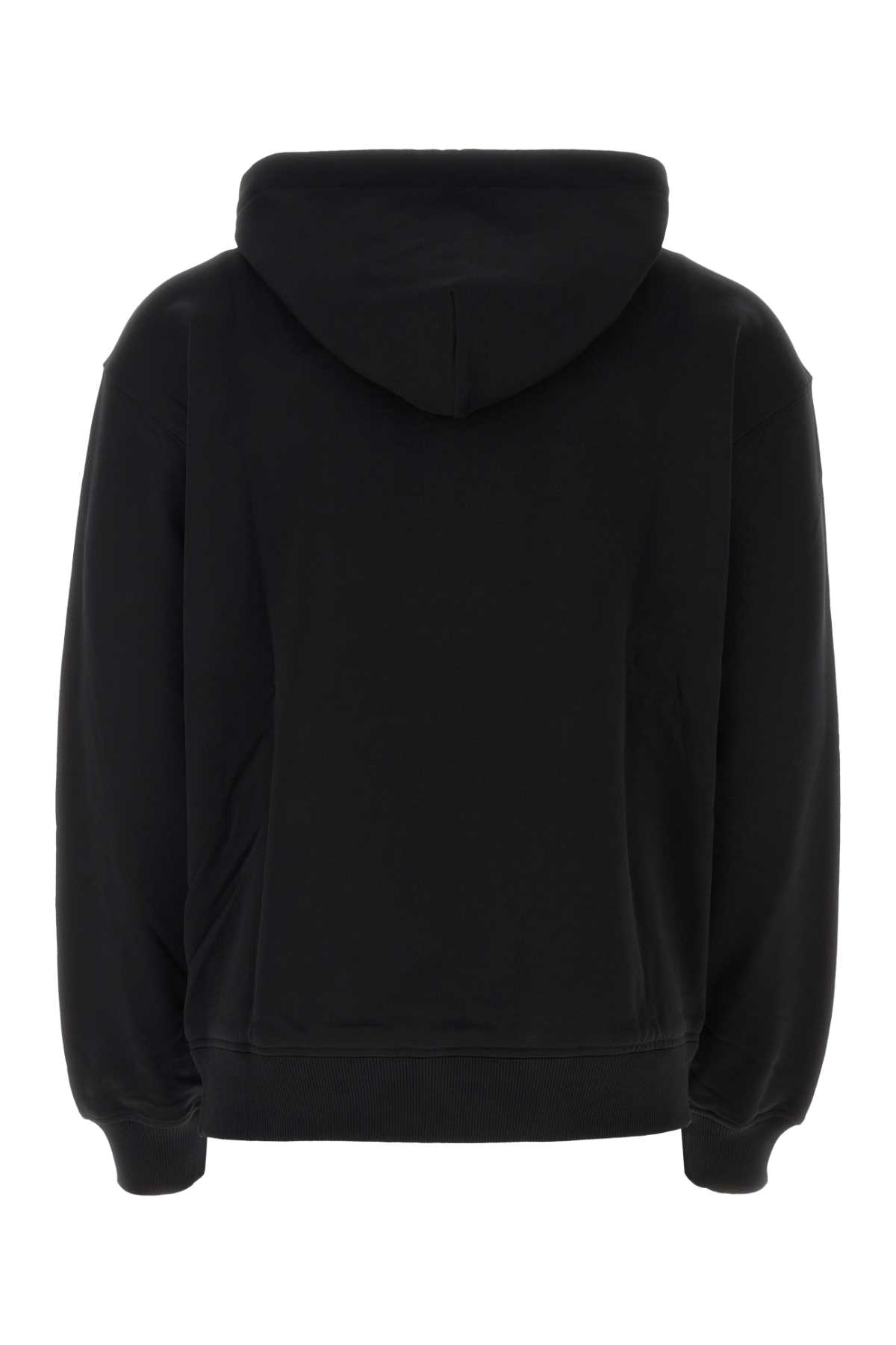 Dolce & Gabbana Black Cotton Sweatshirt In N0000