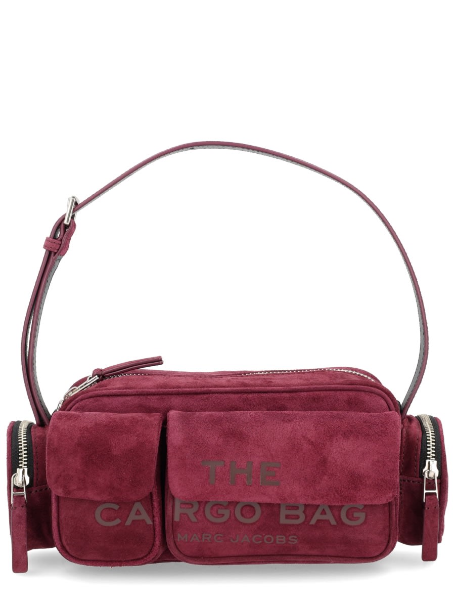 Marc Jacobs Versatile Shoulder Bag Flap Pockets In Burgundy