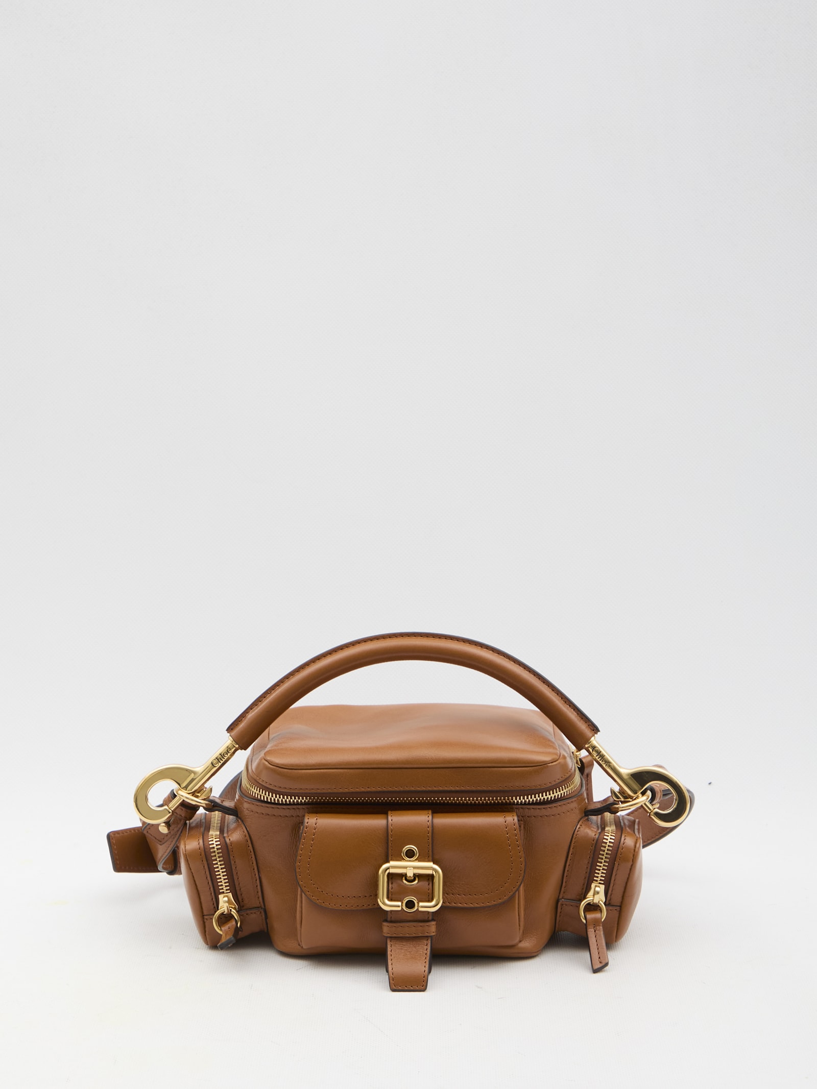 Shop Chloé Small Camera Bag In Brown