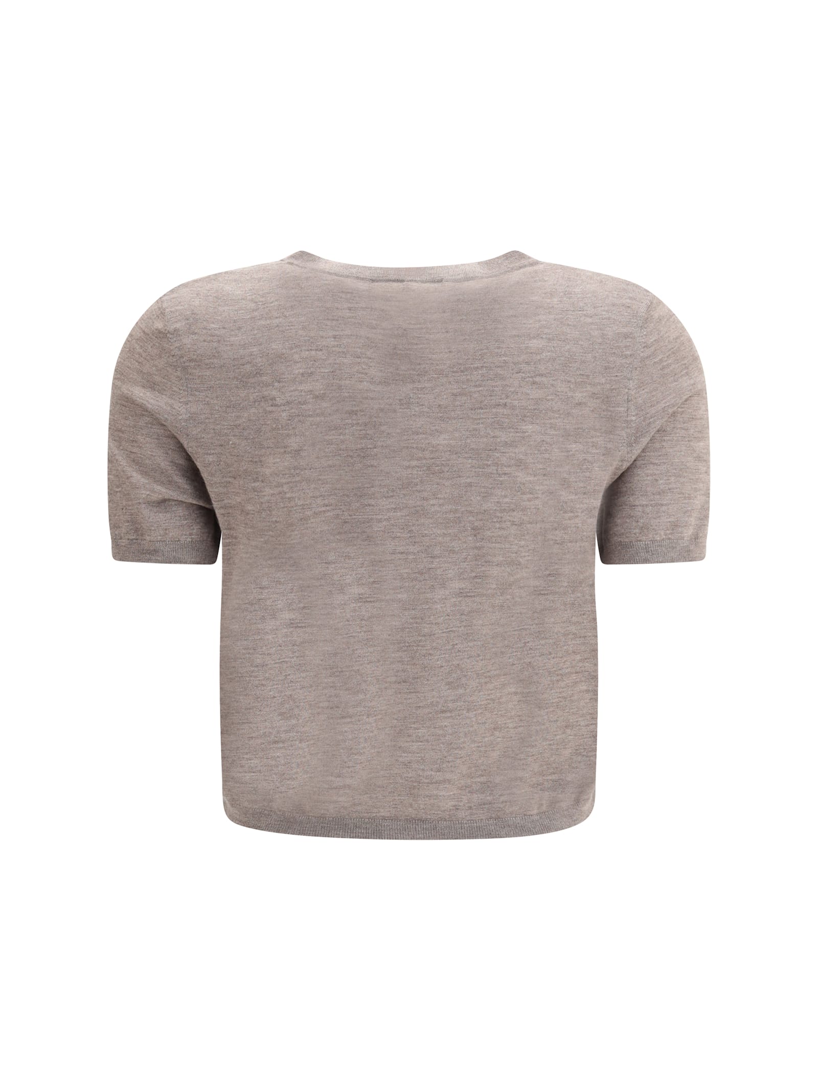 Lisa Yang Charlotte Short-sleeve Cardigan In Brown