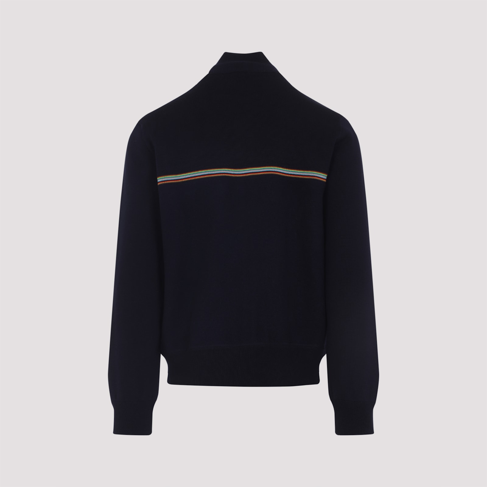Ps By Paul Smith Ps Paul Smith Wool Bomber Jacket In Black