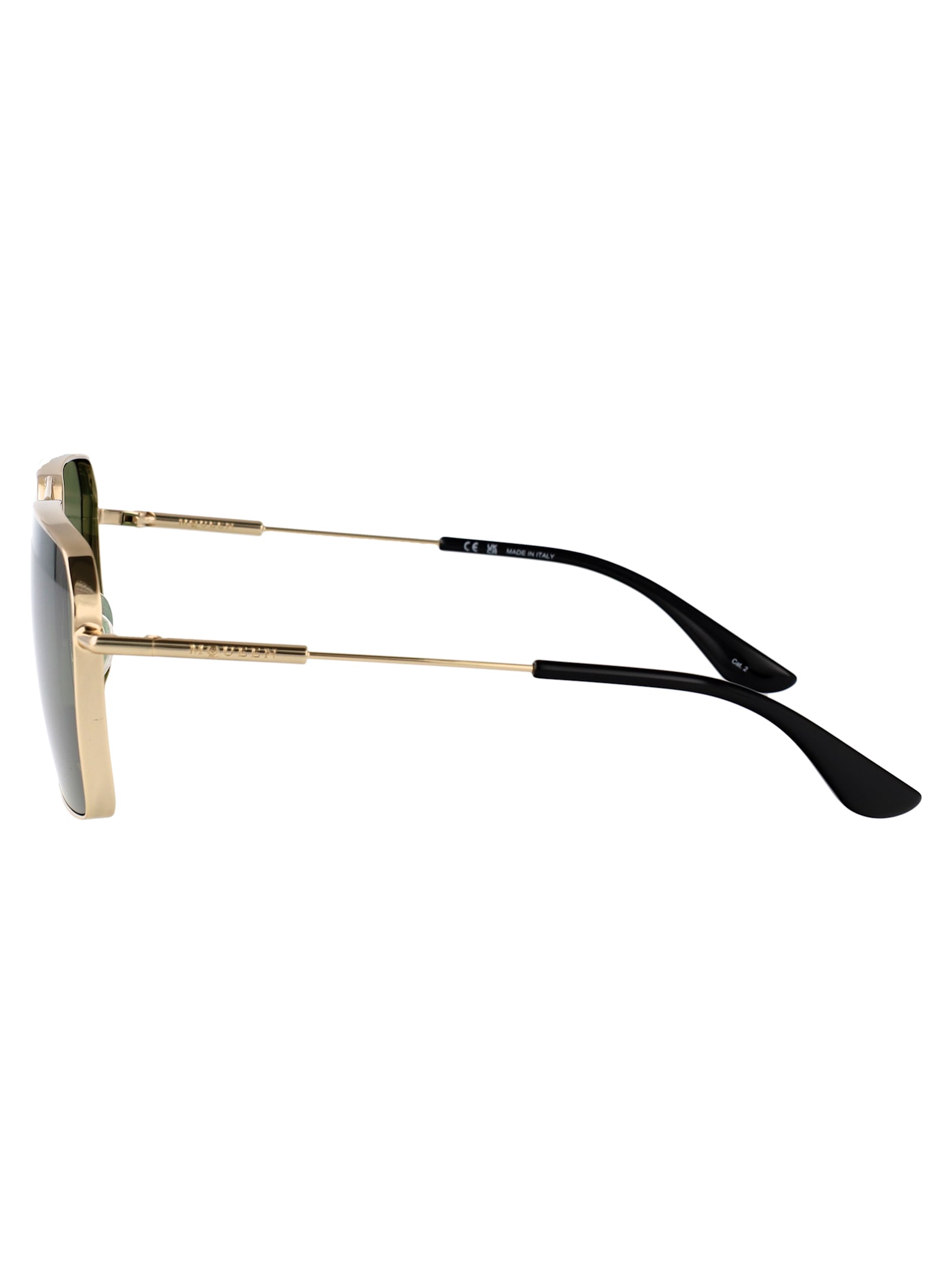 Alexander Mcqueen Alexander Mc Queen Aviator Sunglasses Am0500 S 003