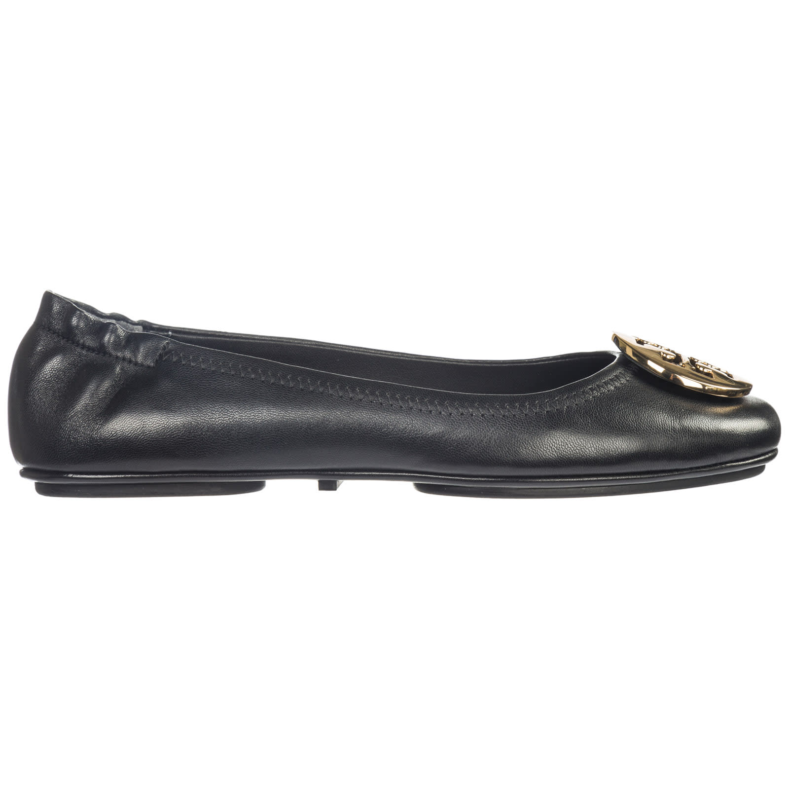Tory Burch Wallabee Ballet Pumps In Perfect Black