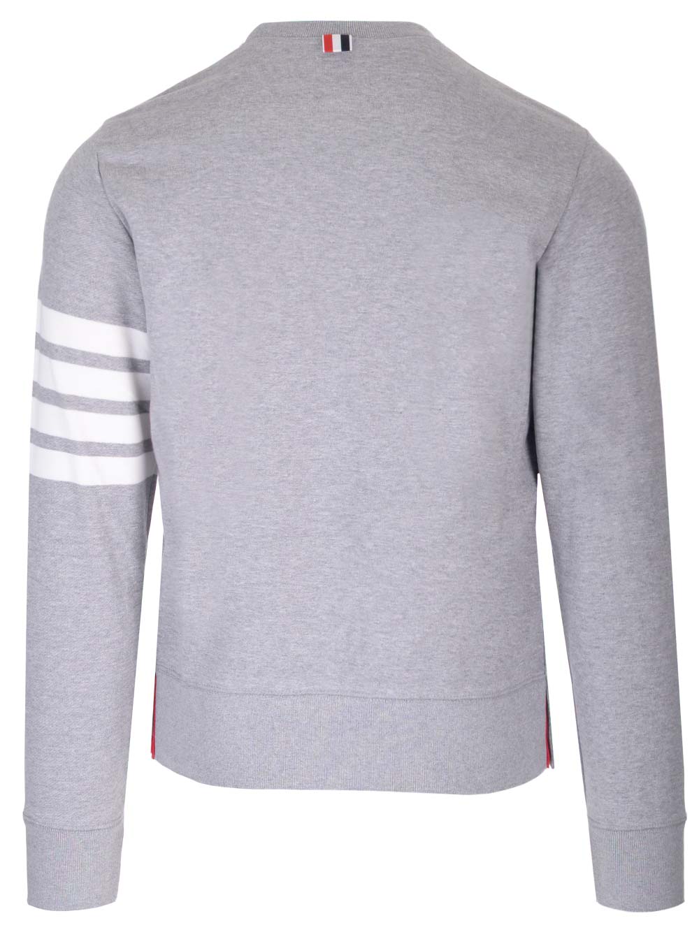 Shop Thom Browne Grey 4-bar Sweatshirt In Light Grey