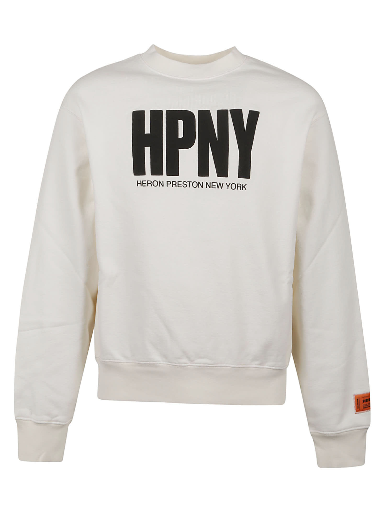 Shop Heron Preston Hpny Regular Sweatshirt In White Black