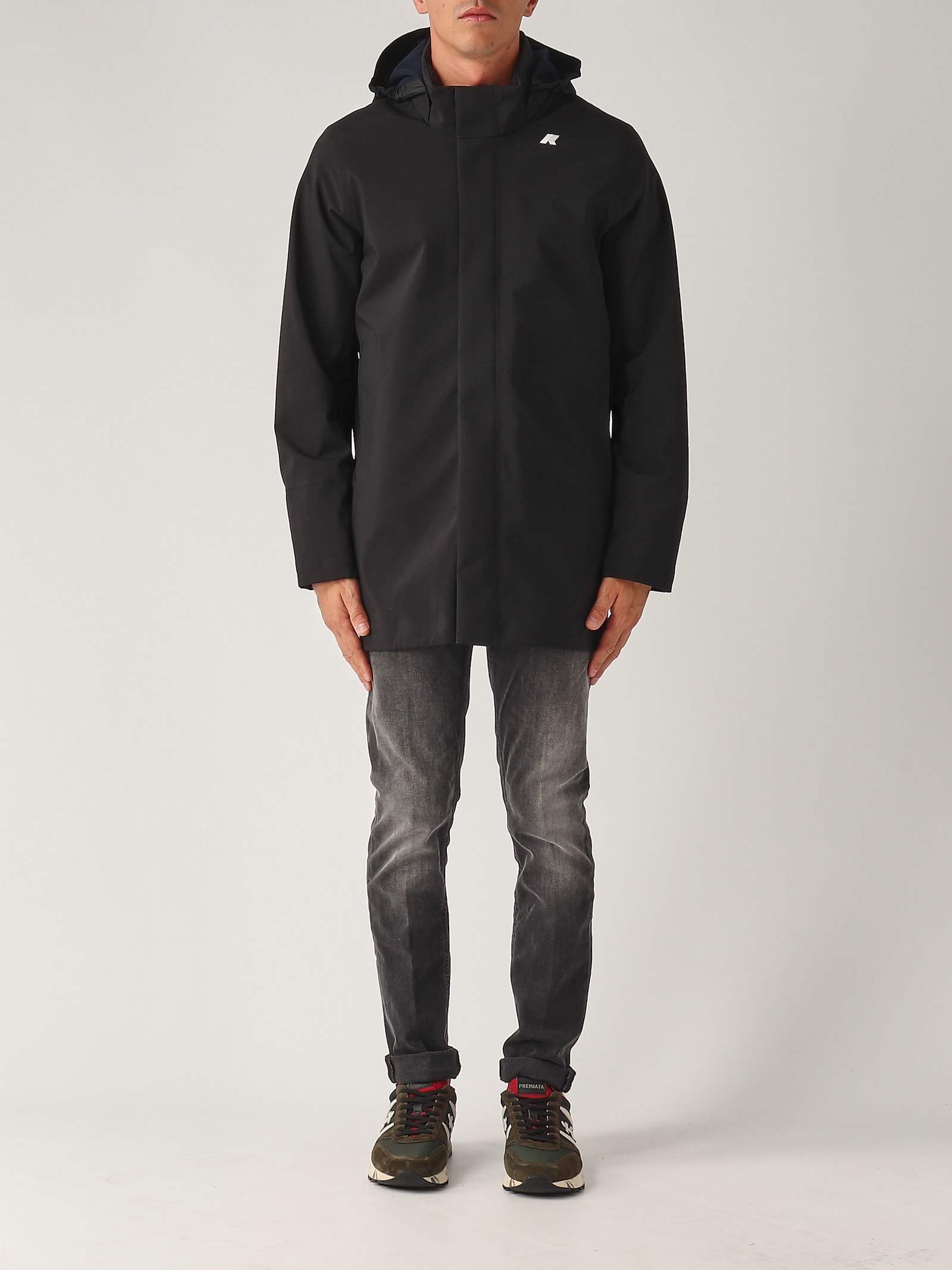 K-way Duke Bonded Jacket In Black