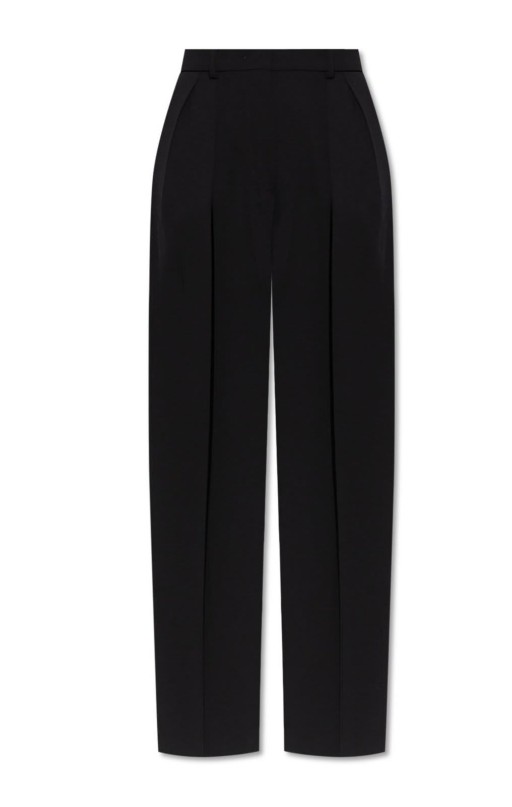 Pleated Straight Leg Pants