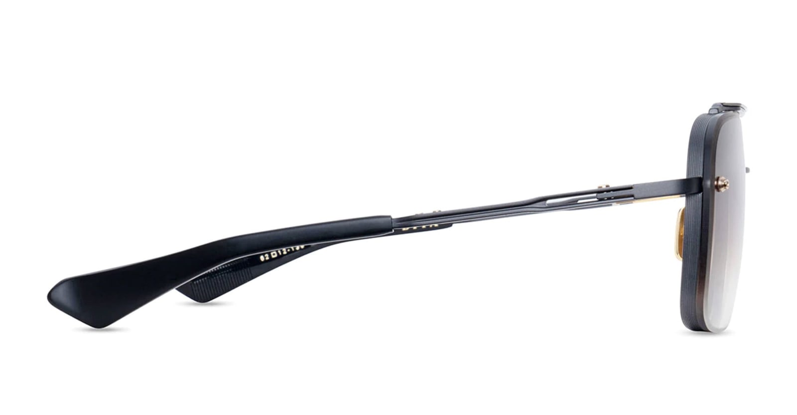 Shop Dita Mach-six - Black Iron / Black Rhodium Sunglasses