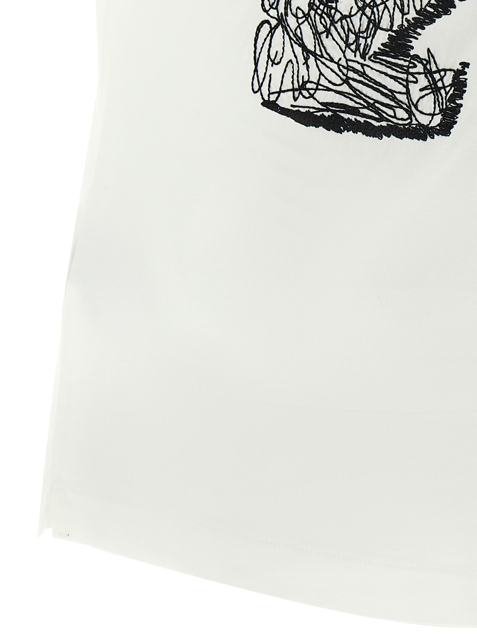 Off-white Scribble Arrow Skate T-shirt In White