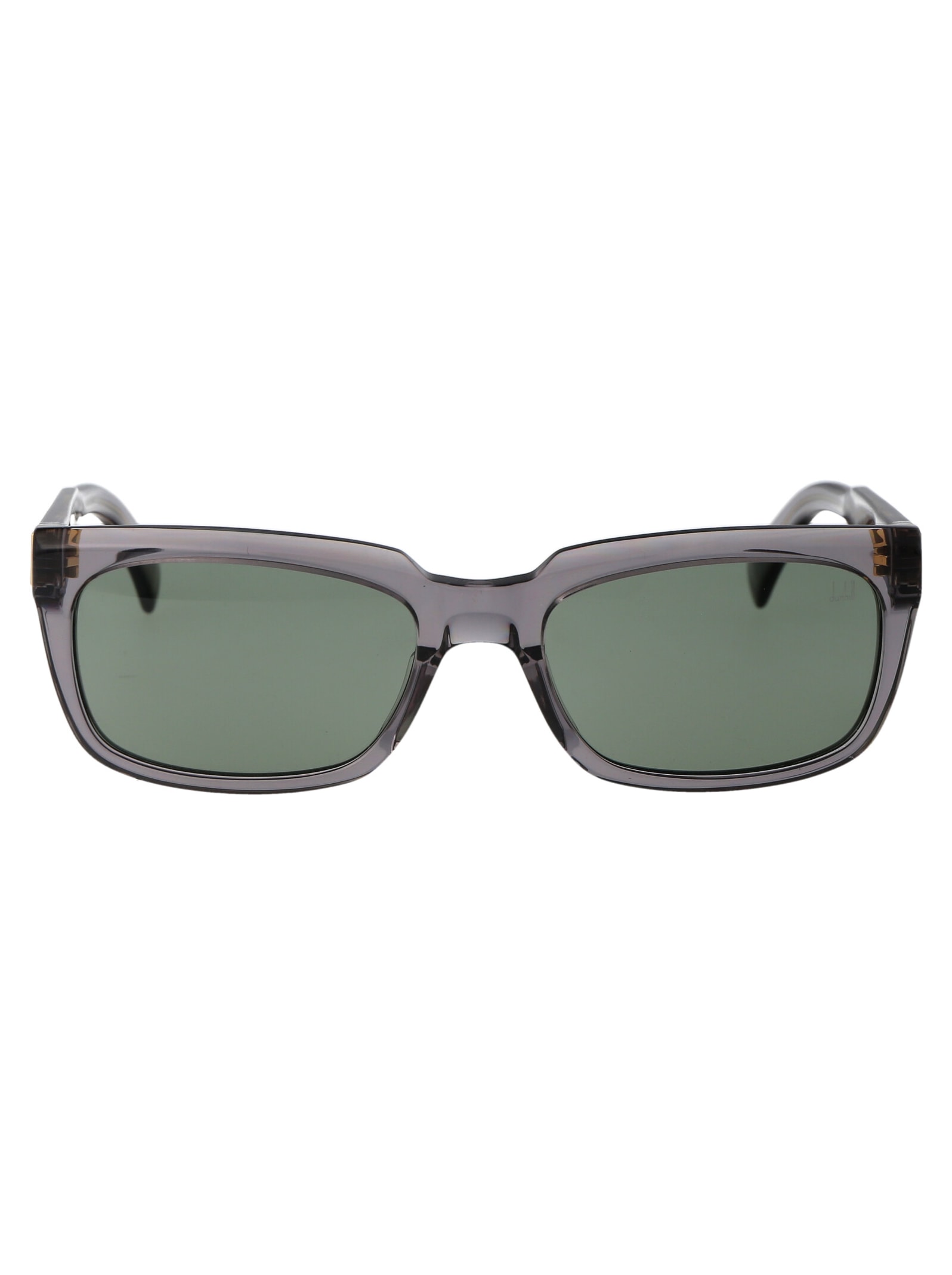 Shop Dunhill Du0056s Sunglasses In 003 Grey Grey Green