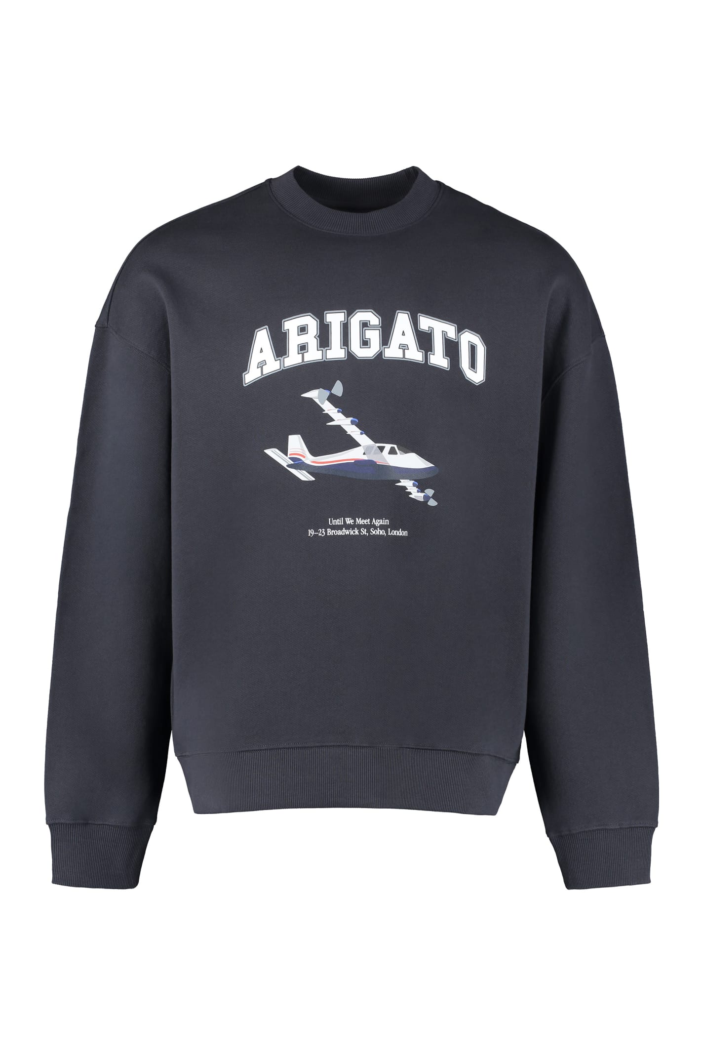Axel Arigato Voyage Logo Detail Cotton Sweatshirt