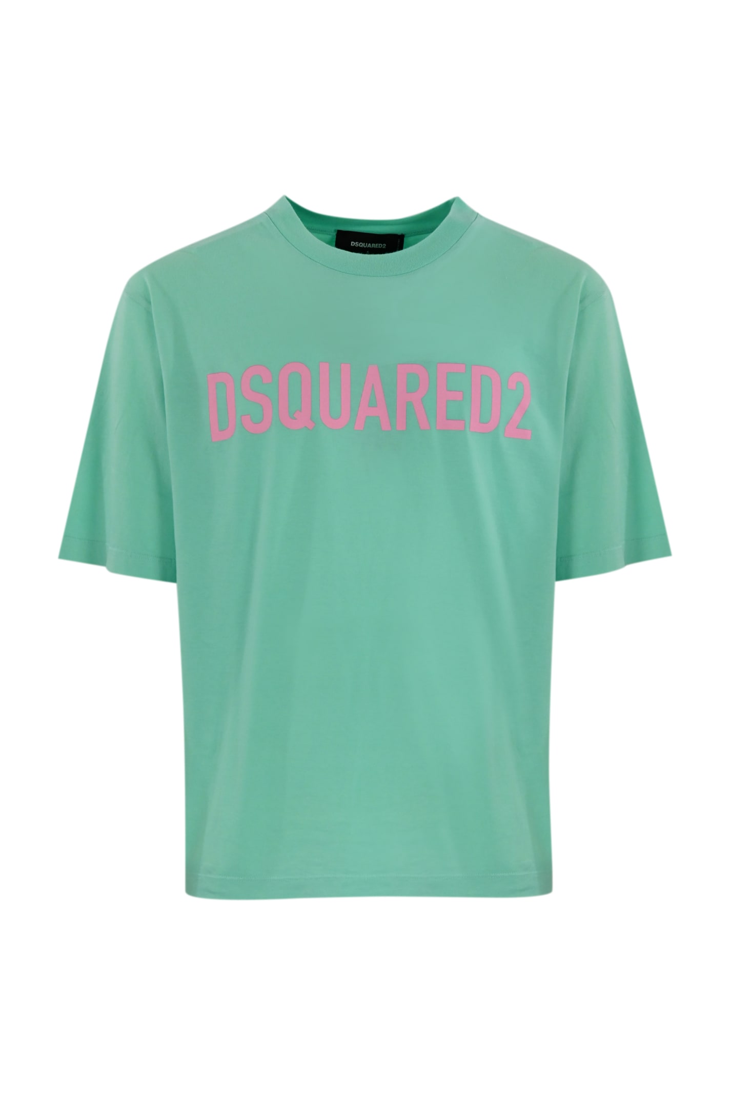 Shop Dsquared2 Oversized T-shirt With Logo In Azzurro