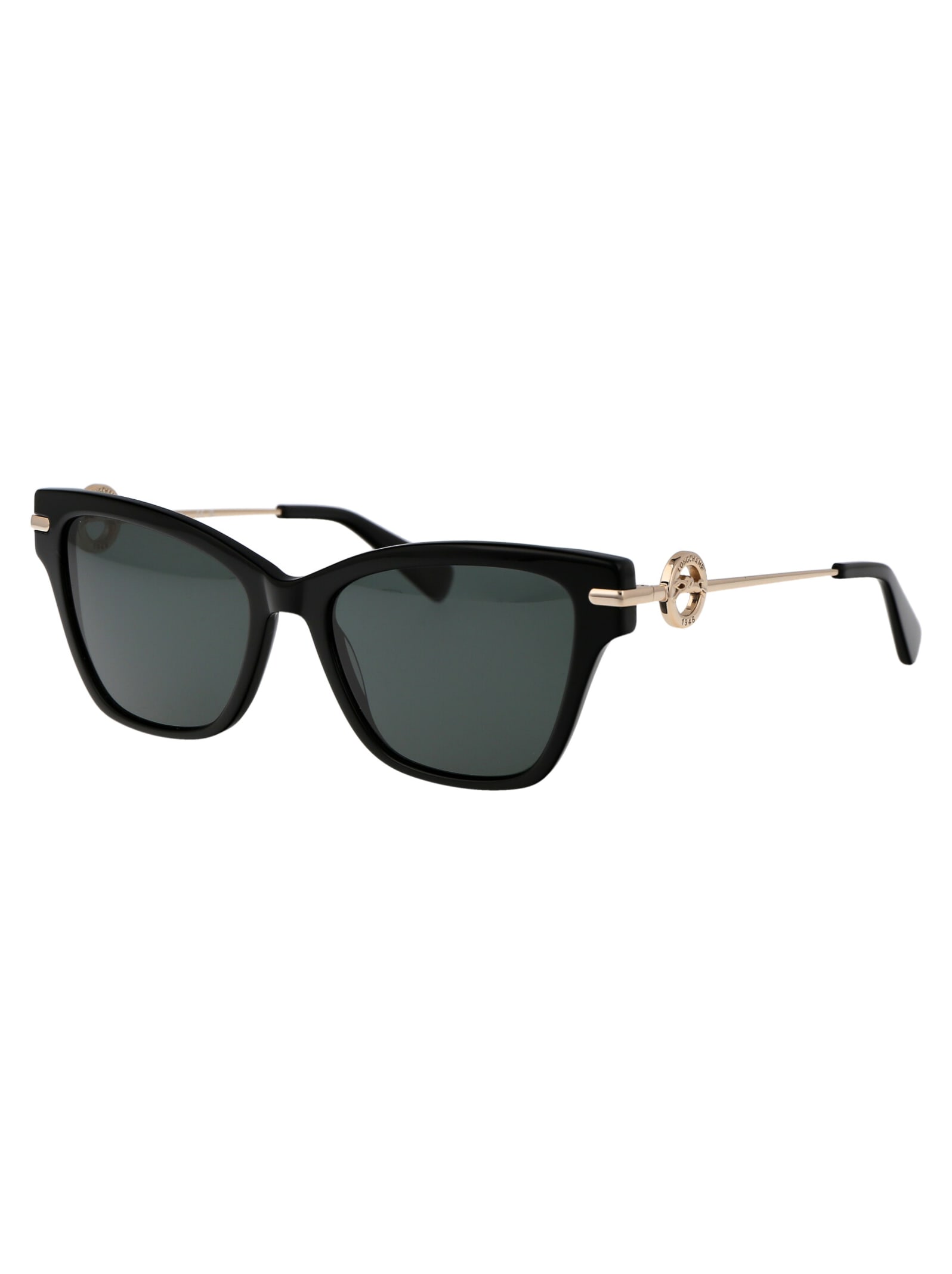 Shop Longchamp Lo737s Sunglasses In 001 Black