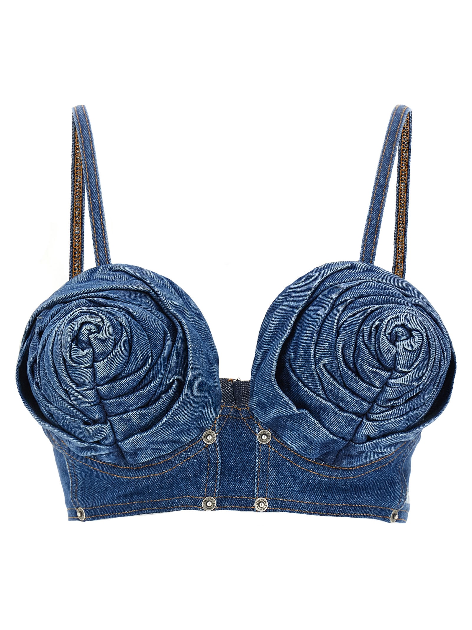 Shop Jean Paul Gaultier Denim Top