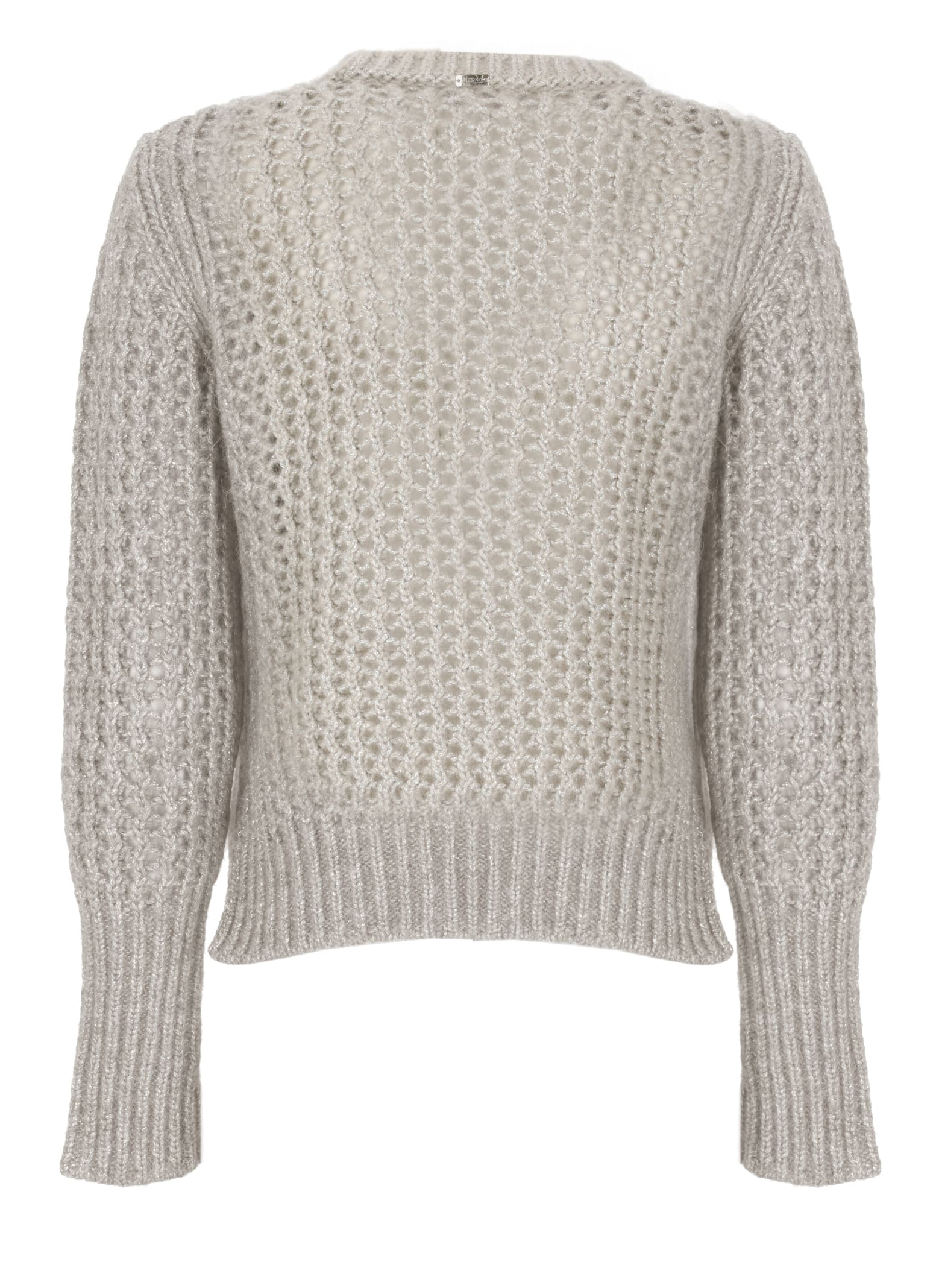 Shop Herno Alpaca Sweater In Beige