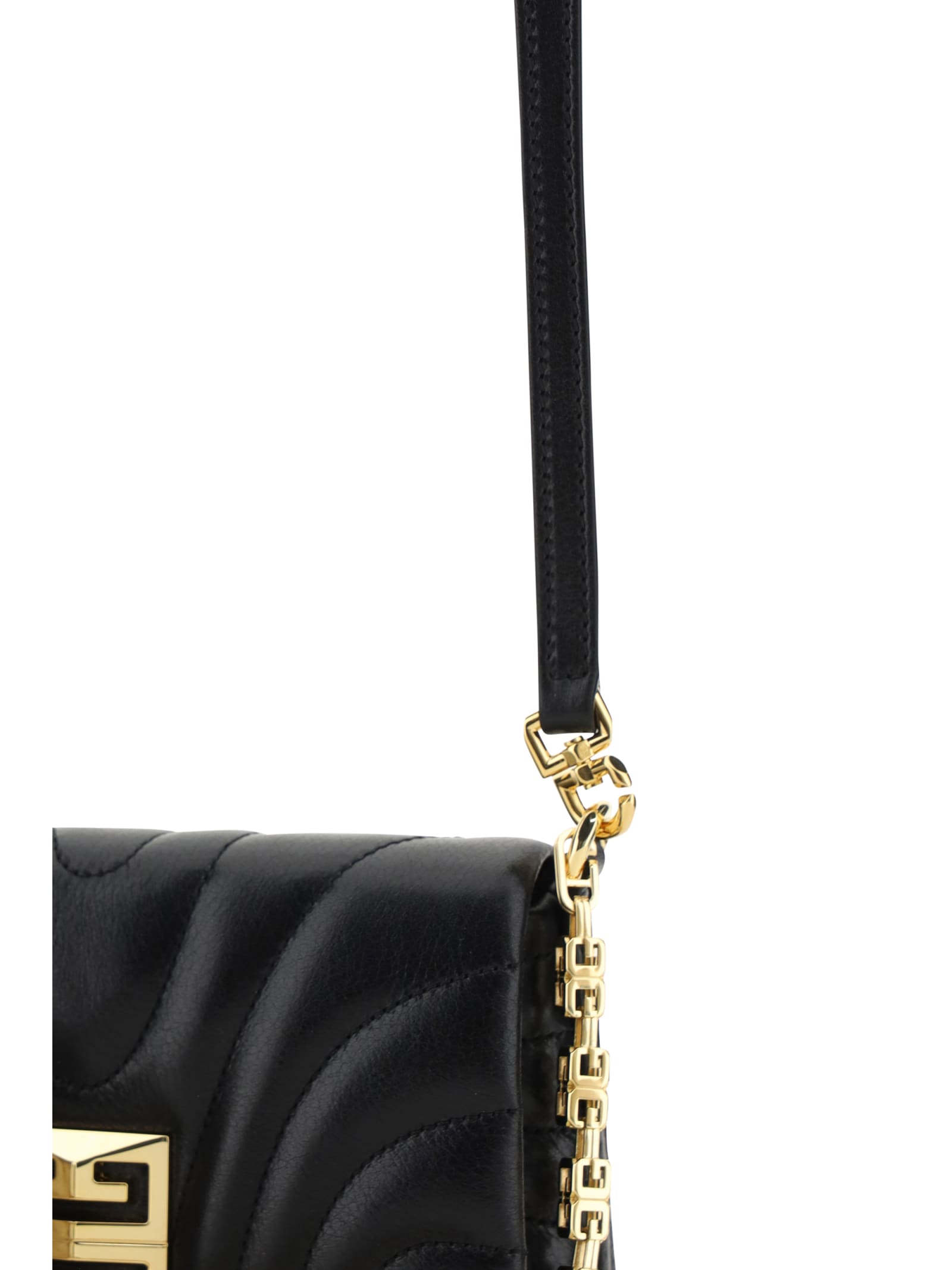 Shop Givenchy Micro 4g Shoulder Bag In Black