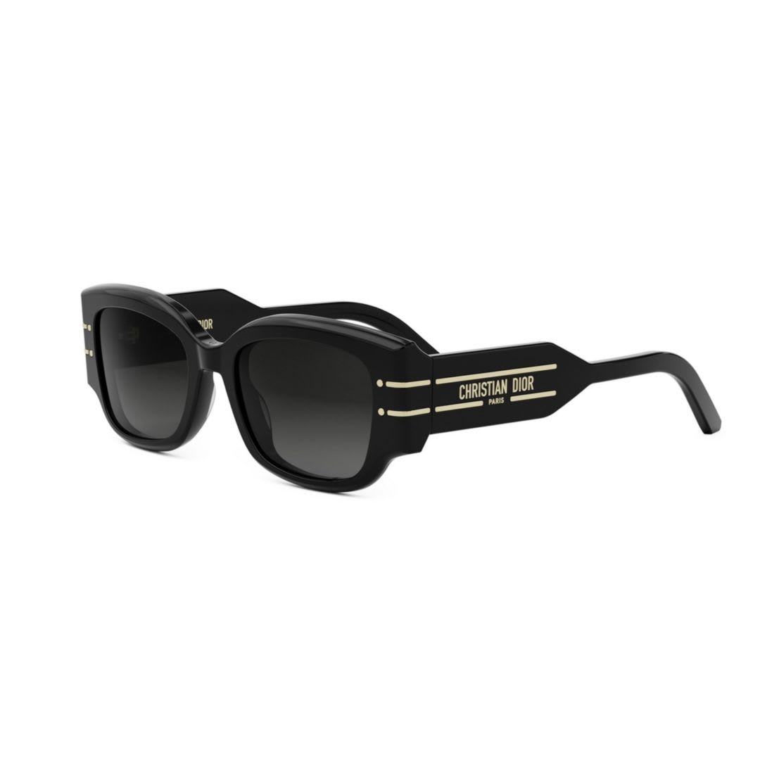 Dior Signature S13i Sunglasses In 01b - Black