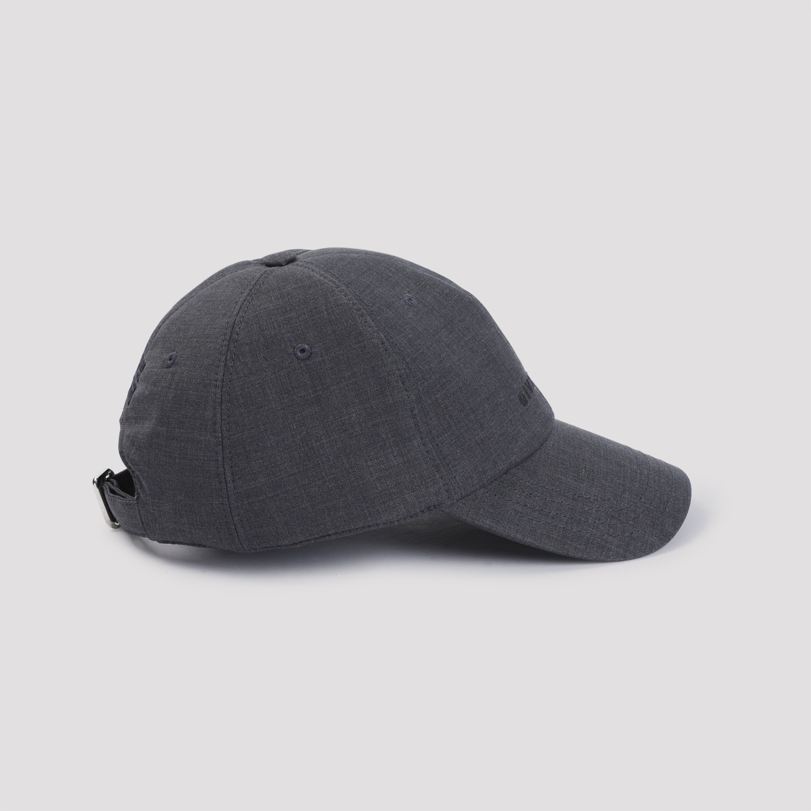 Shop Givenchy Wool Logo Cap In Grigio