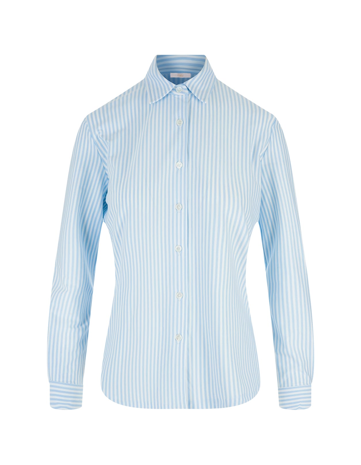 Fedeli Sky Blue Striped Pepe Ml. Tecno Jersey Shirt