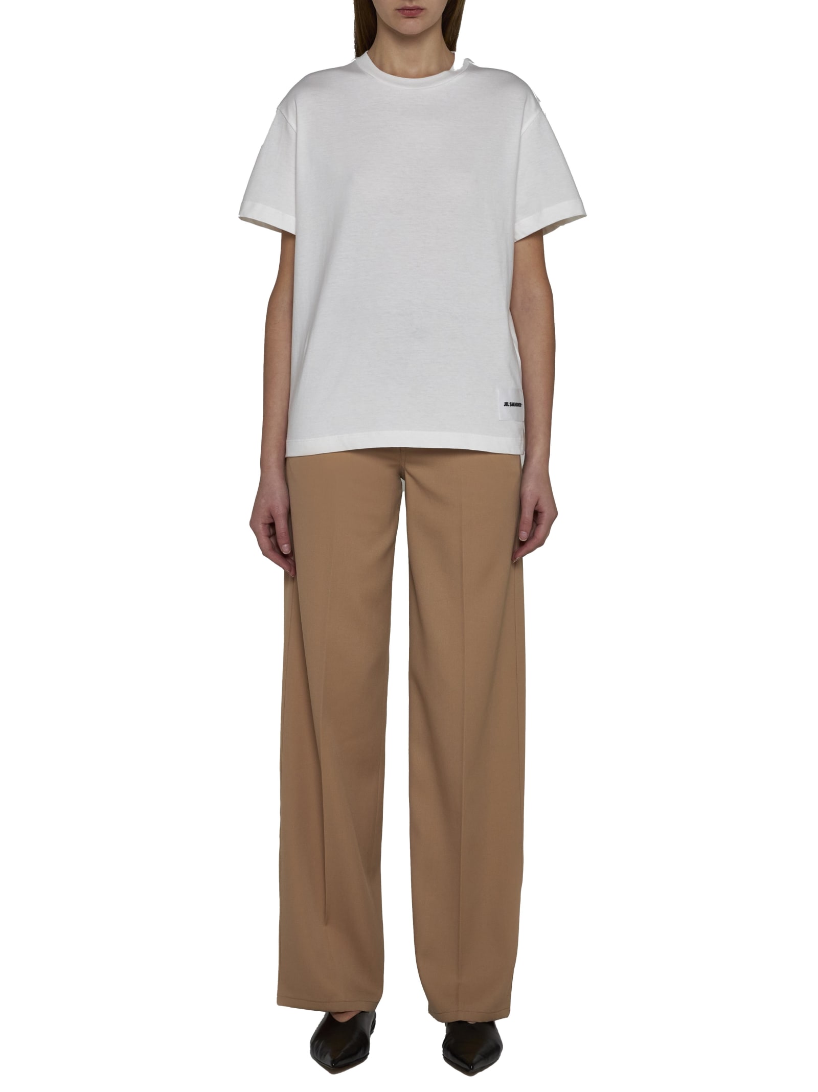 Shop Jil Sander T-shirt In White