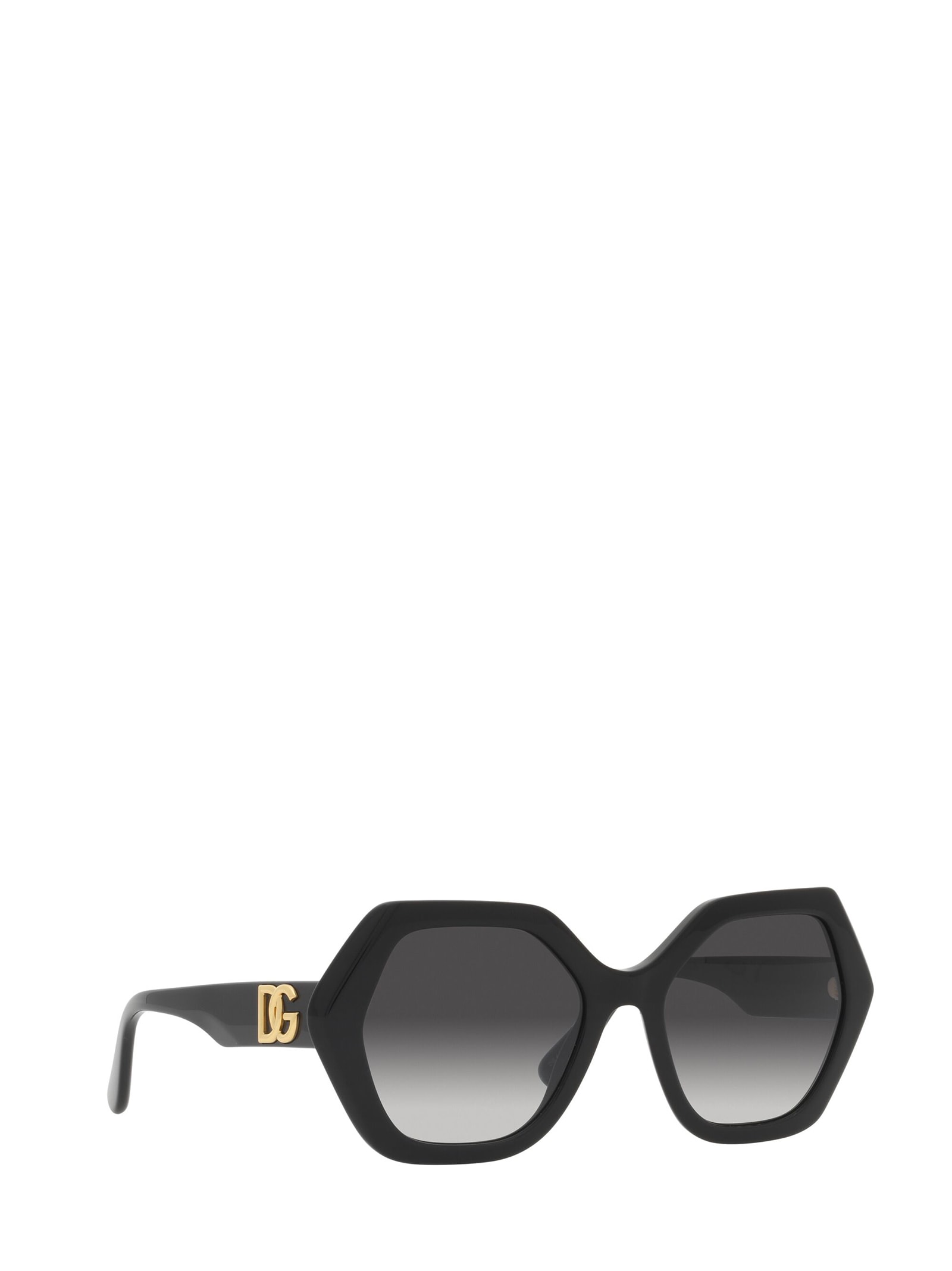 Shop Dolce &amp; Gabbana Eyewear Dg4406 Black Sunglasses