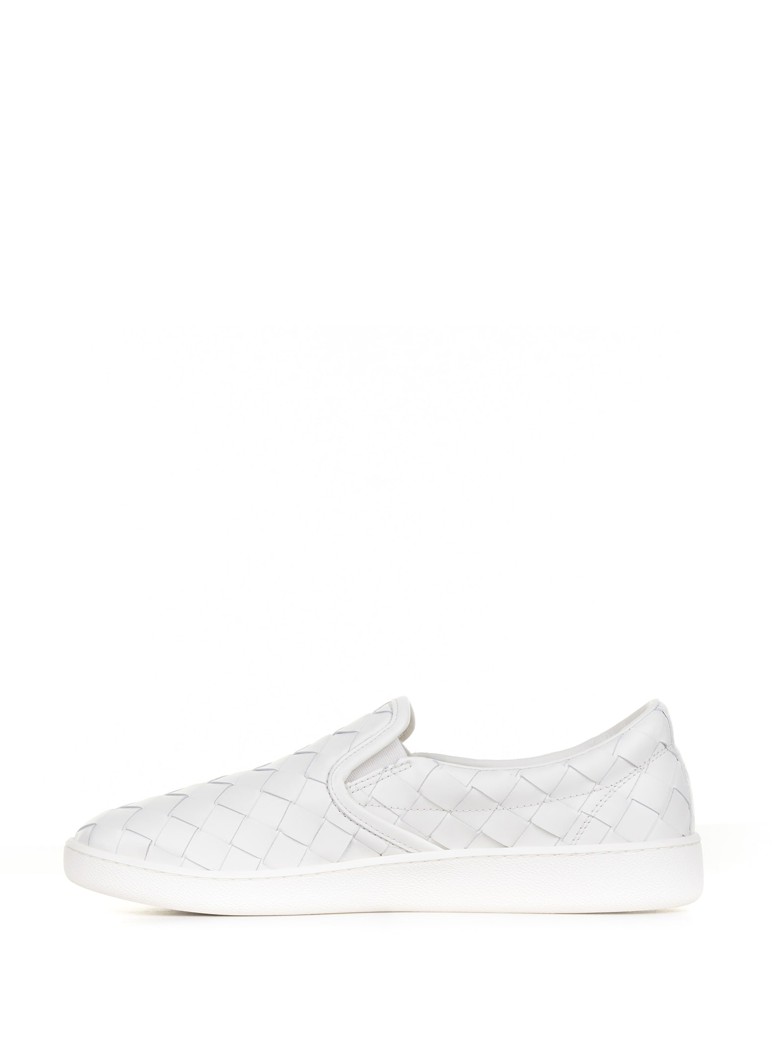 Shop Bottega Veneta Sneakers In White