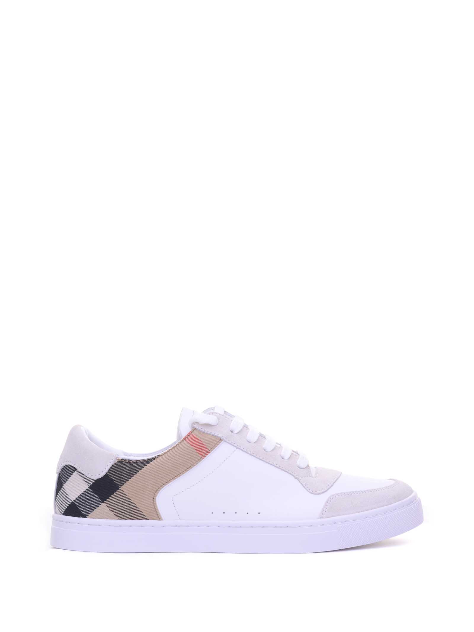 white burberry sneakers