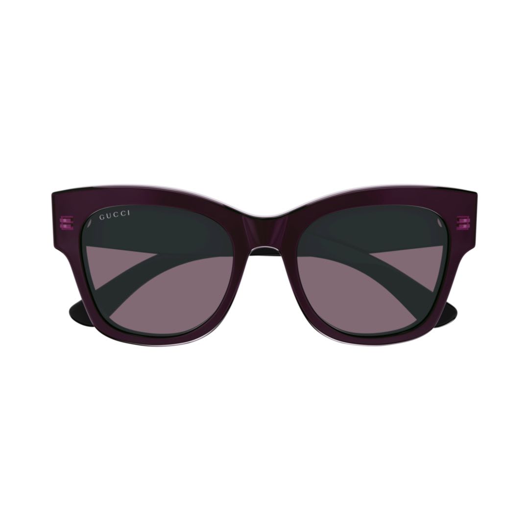 Gucci Gg1789s003 Black Black Violet In Black