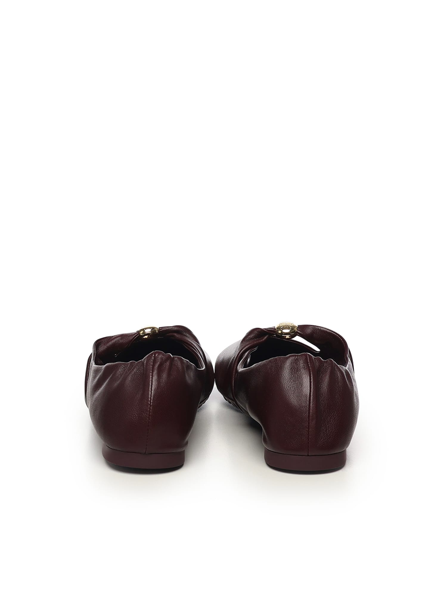 Loewe Pebble Nappa Lambskin Ballet Flats In Multi