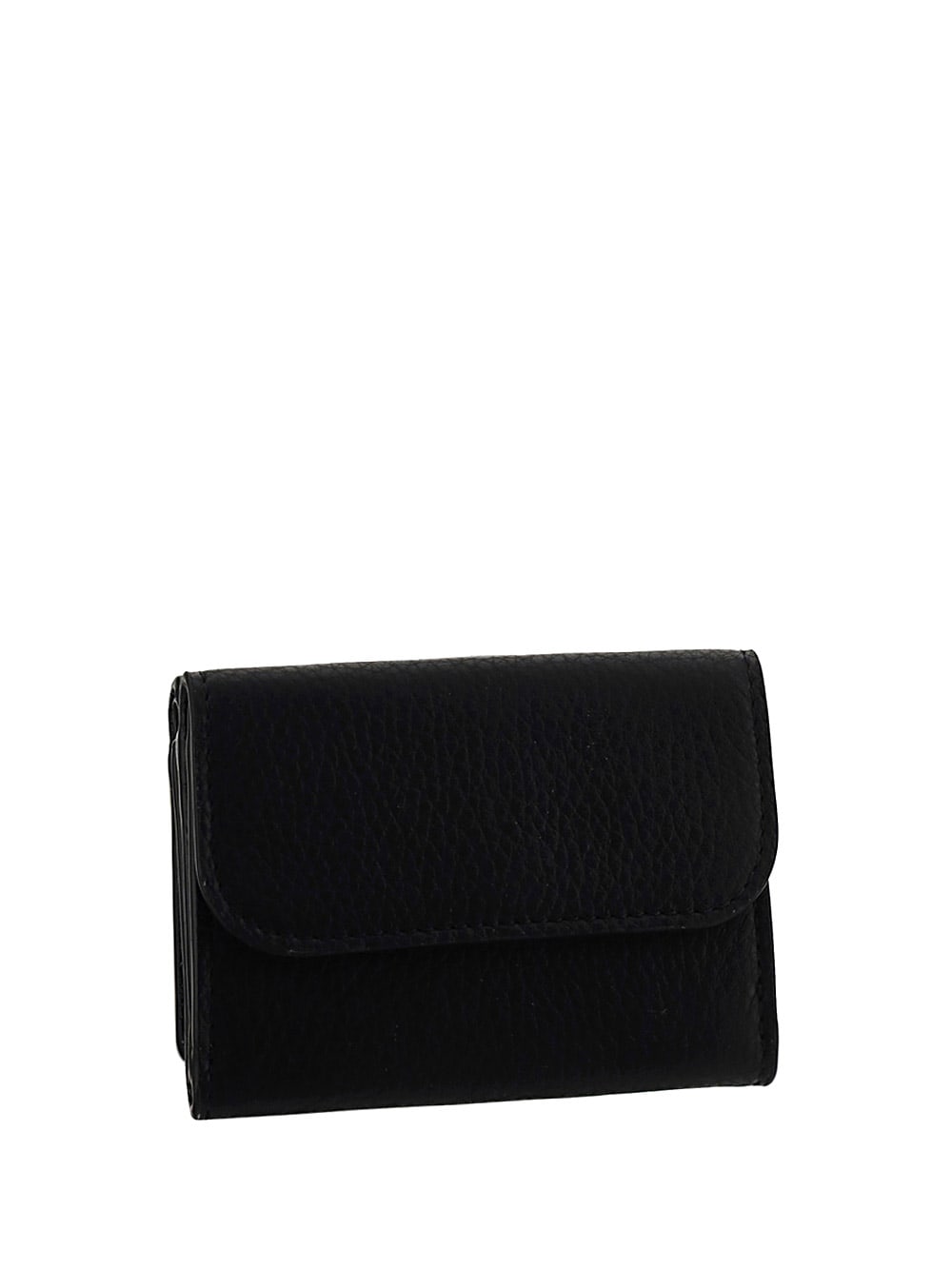 Shop Chloé Alphabet Wallet In Black