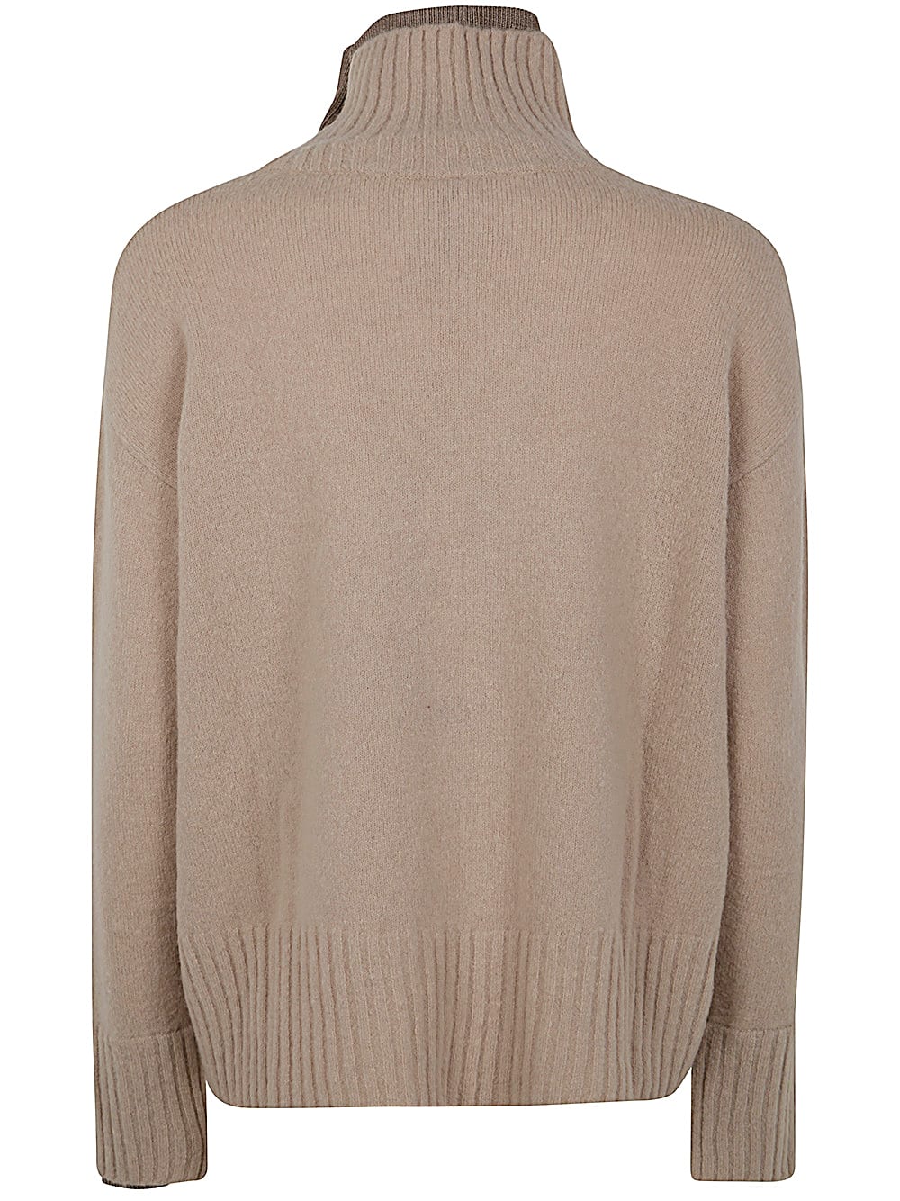 Shop Pierantoniogaspari Soft Turtle Neck In Sand