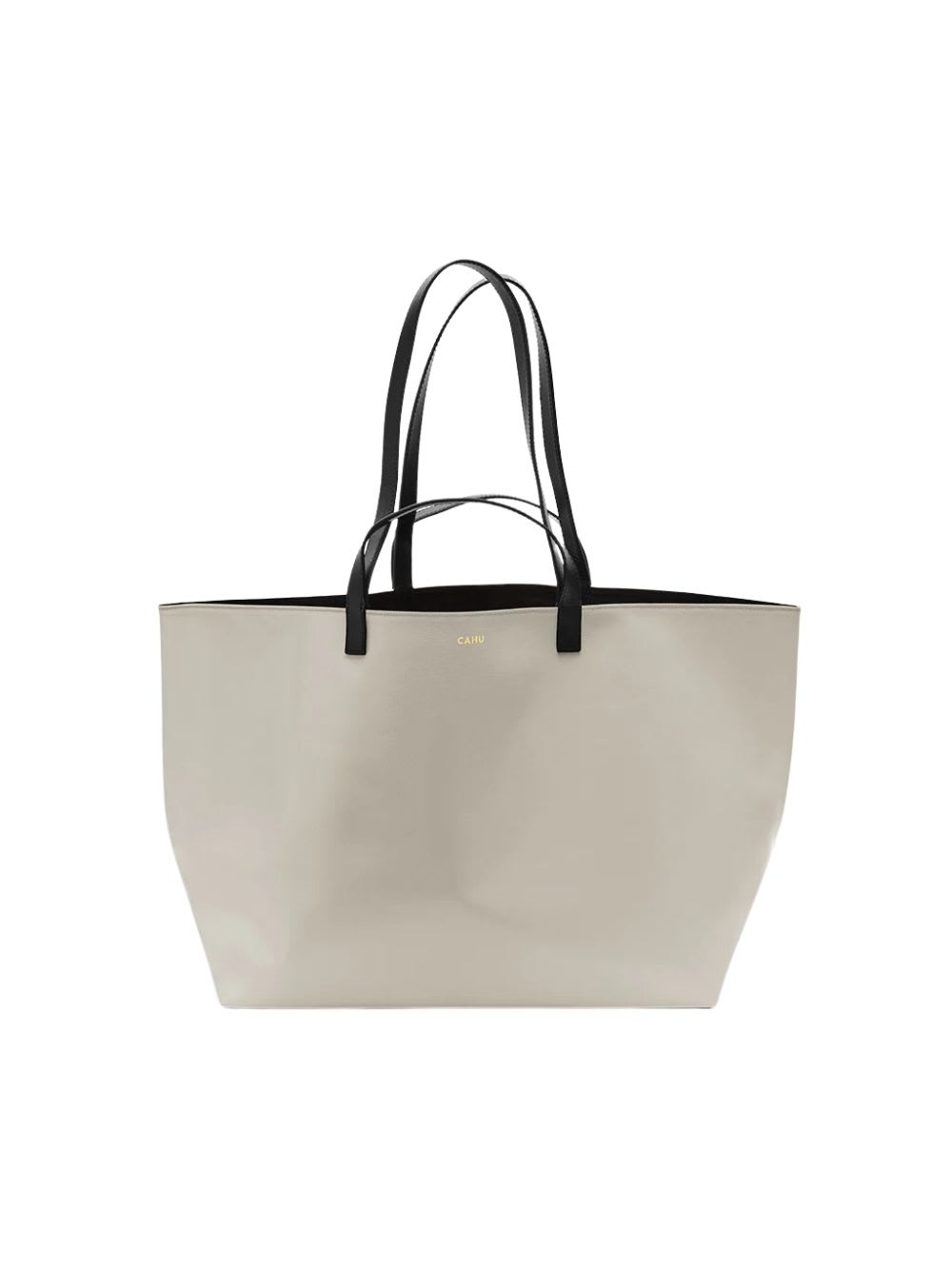 Shop Cahu Medium Permanente Collection Le Pratique Tote Bag In Light Grey Black