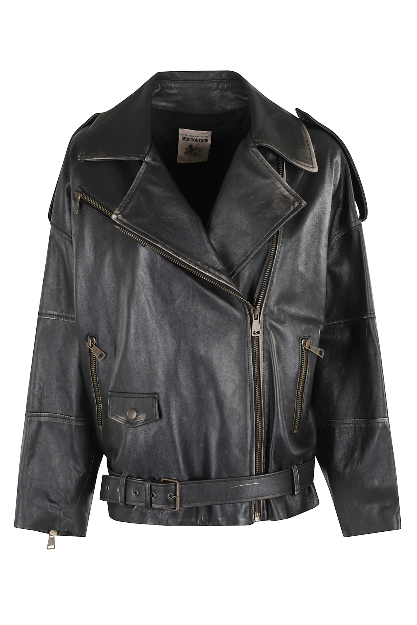 Semicouture Bomber Ruby In Black